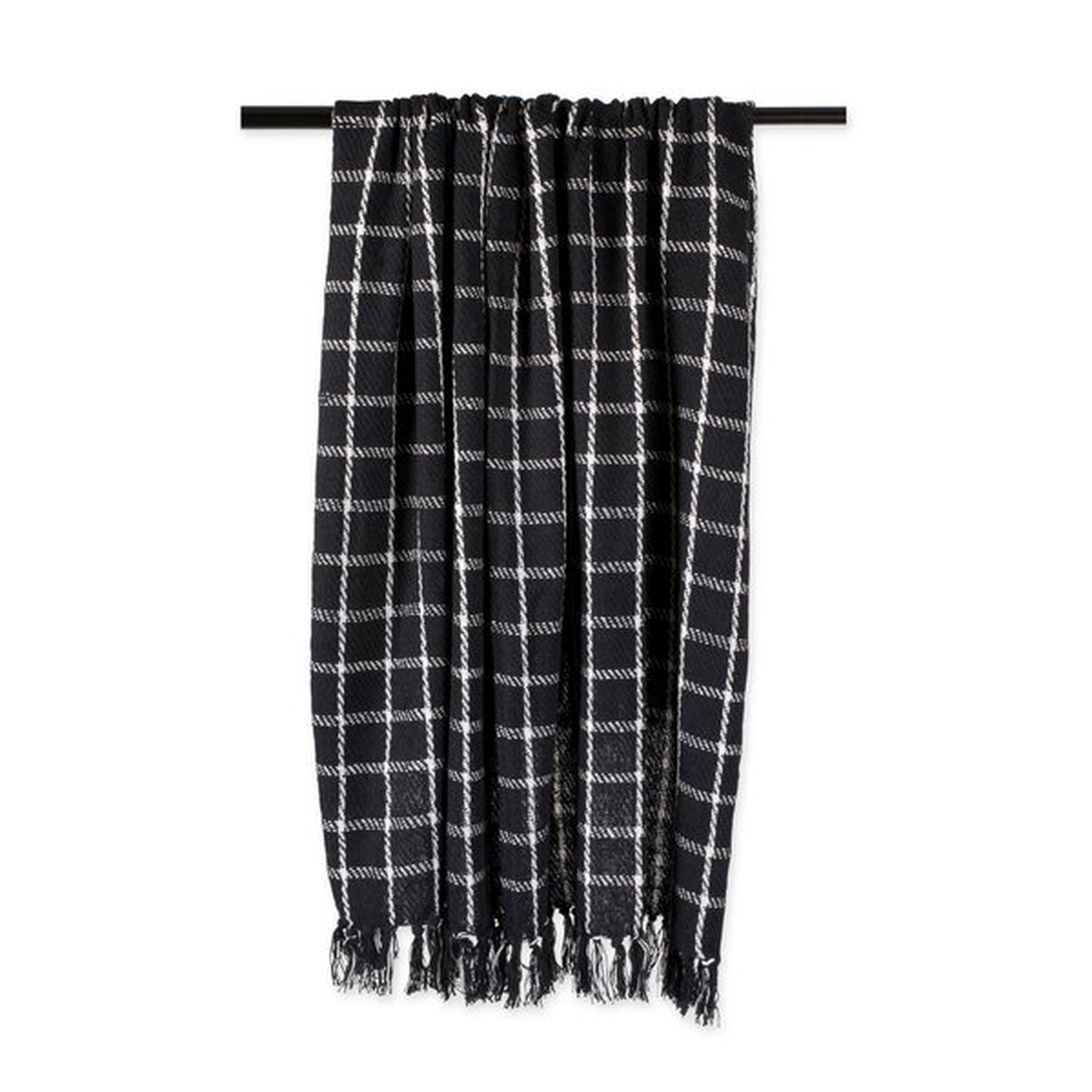 Montezuma Checked Plaid Cotton Throw - Wayfair