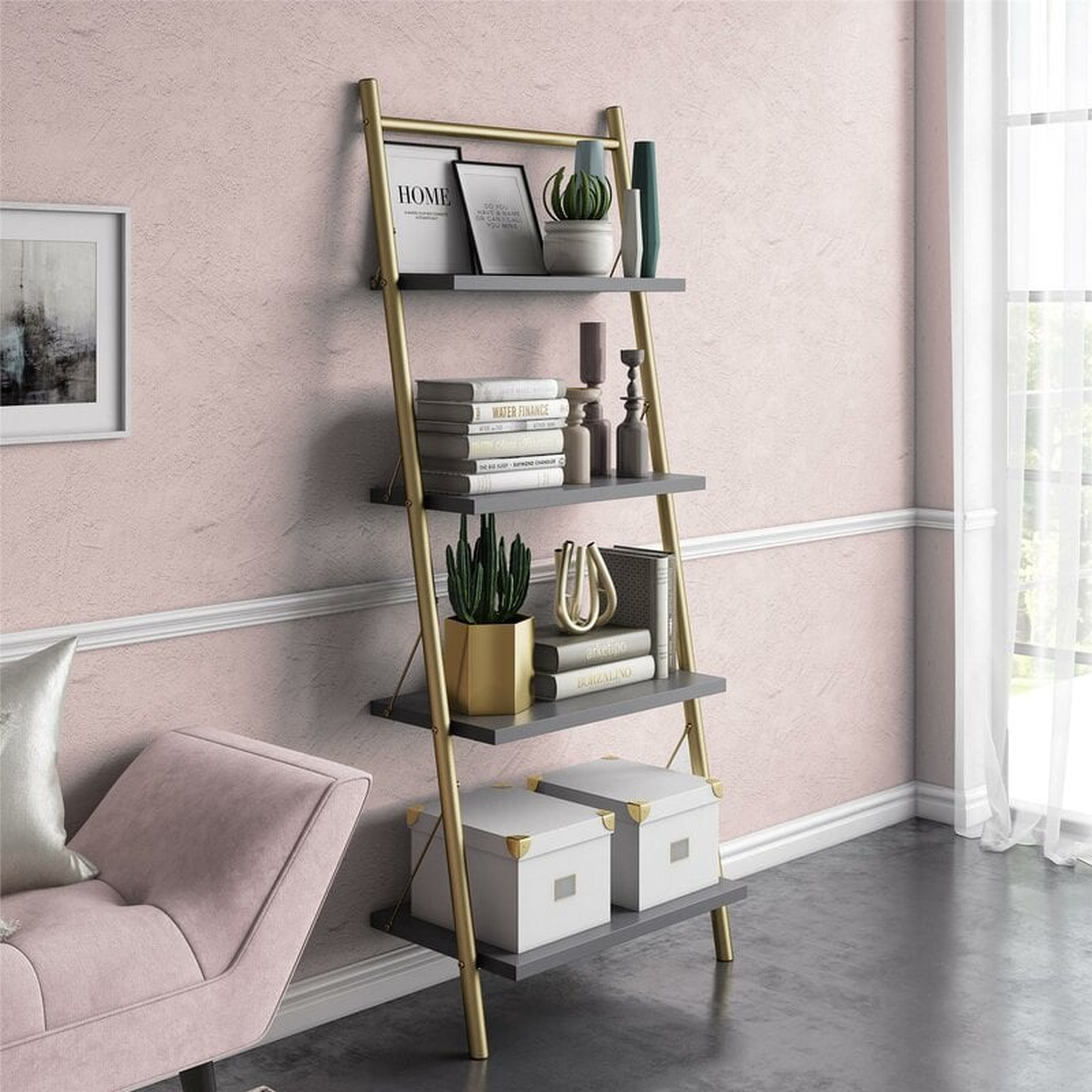 Nova Ladder Bookcase - Wayfair