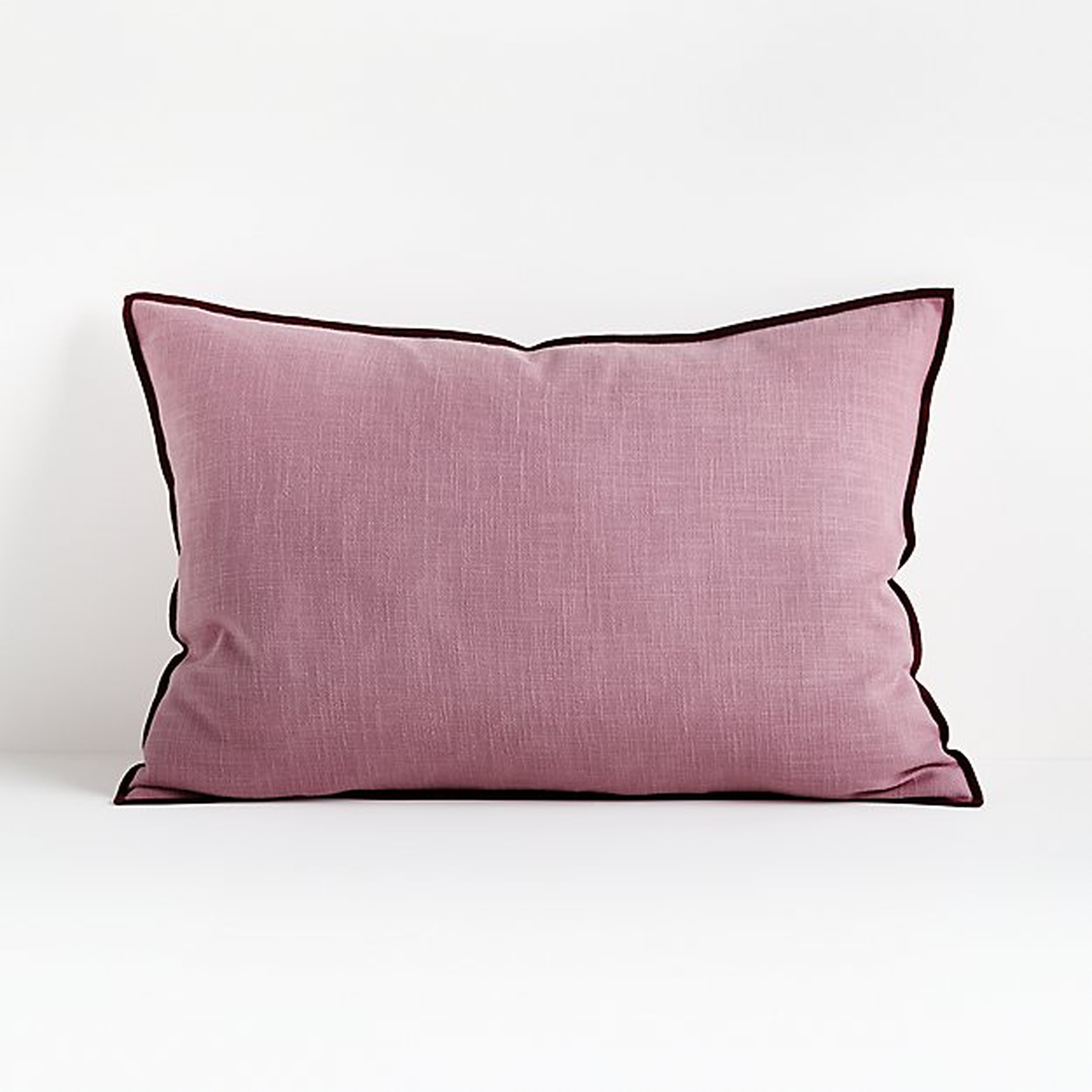 Ori Lilac Pillow with Down-Alternative Insert - Crate and Barrel
