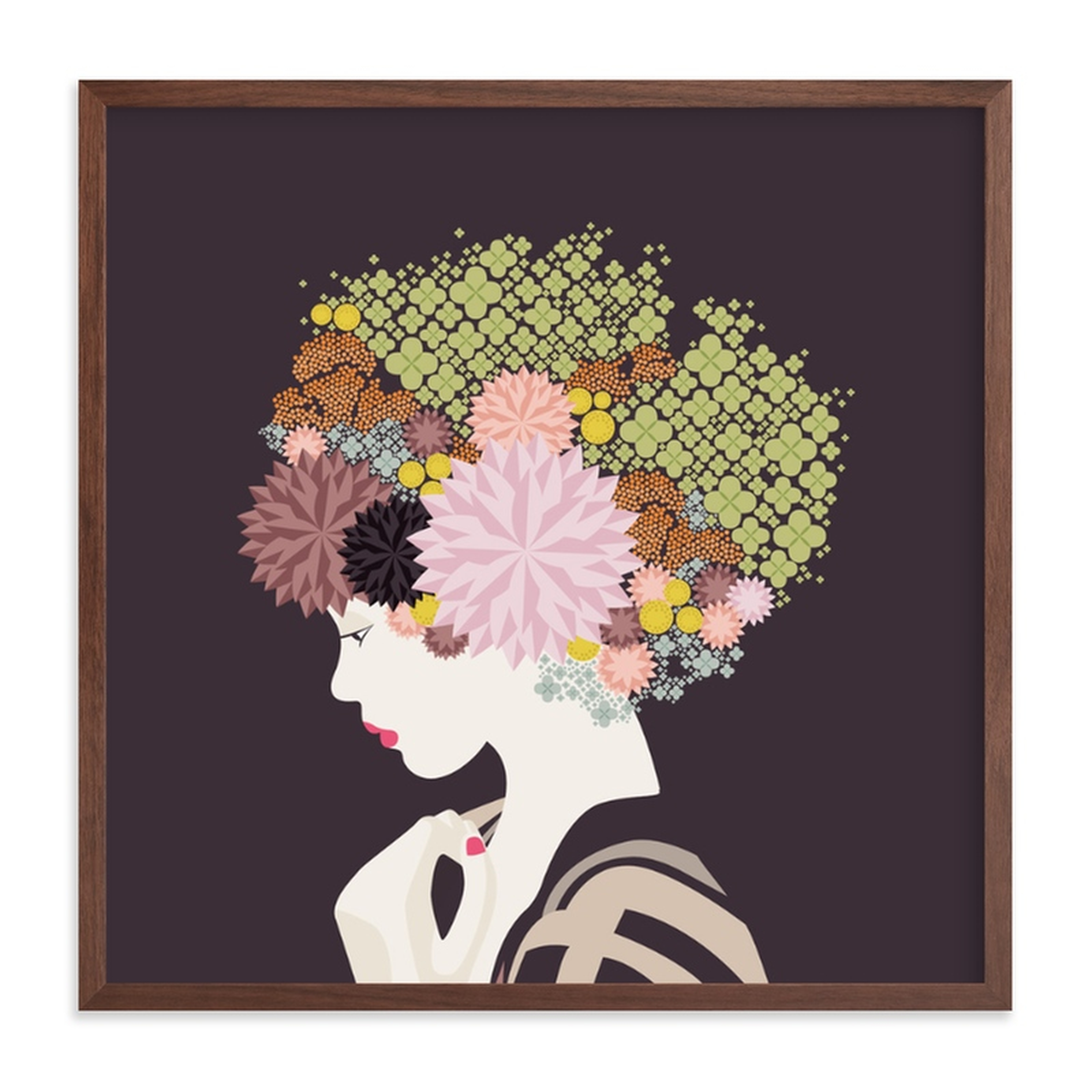 I'd Rather Wear Flowers Limited Edition Fine Art Print - Minted