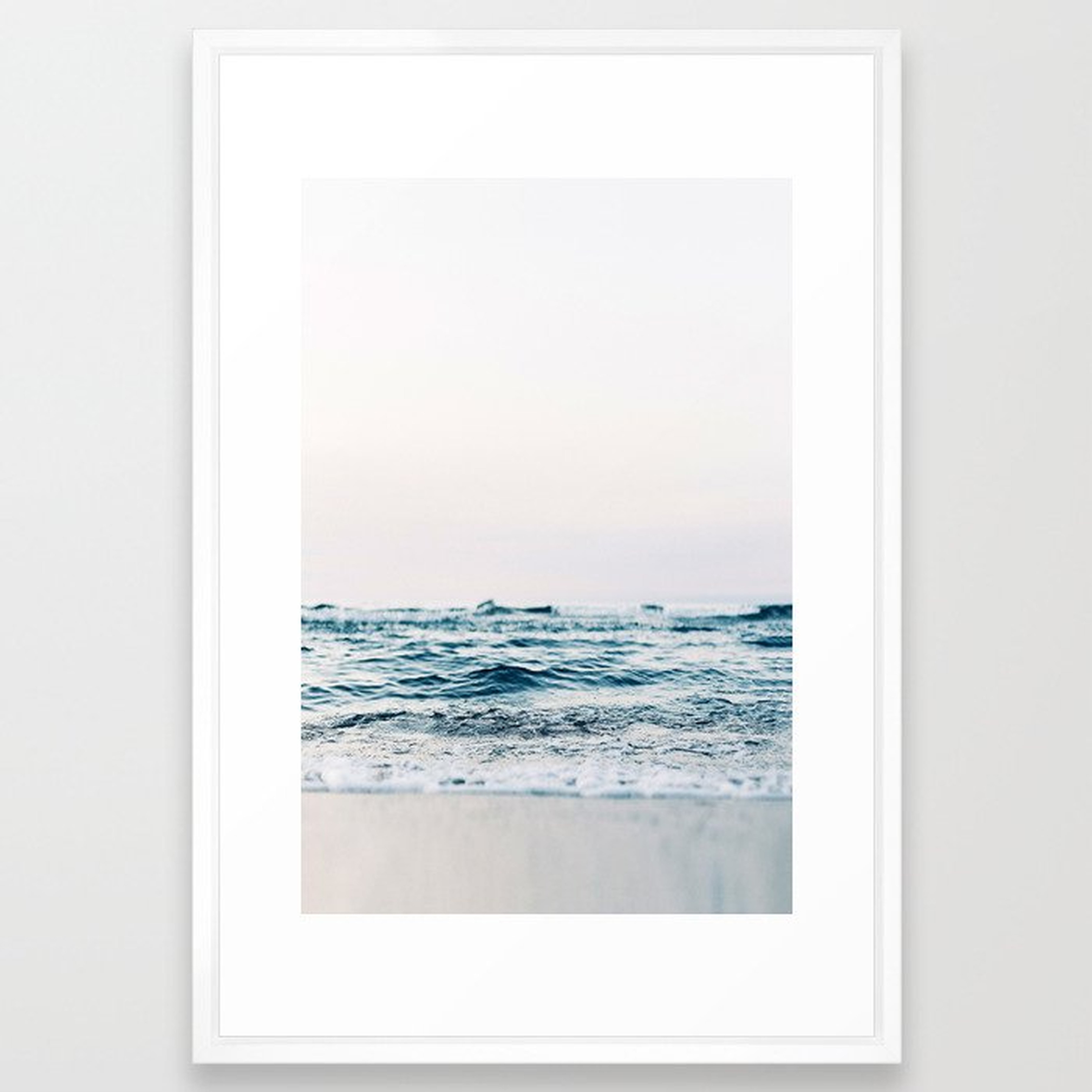 Ocean Wave Framed Art Print - Society6