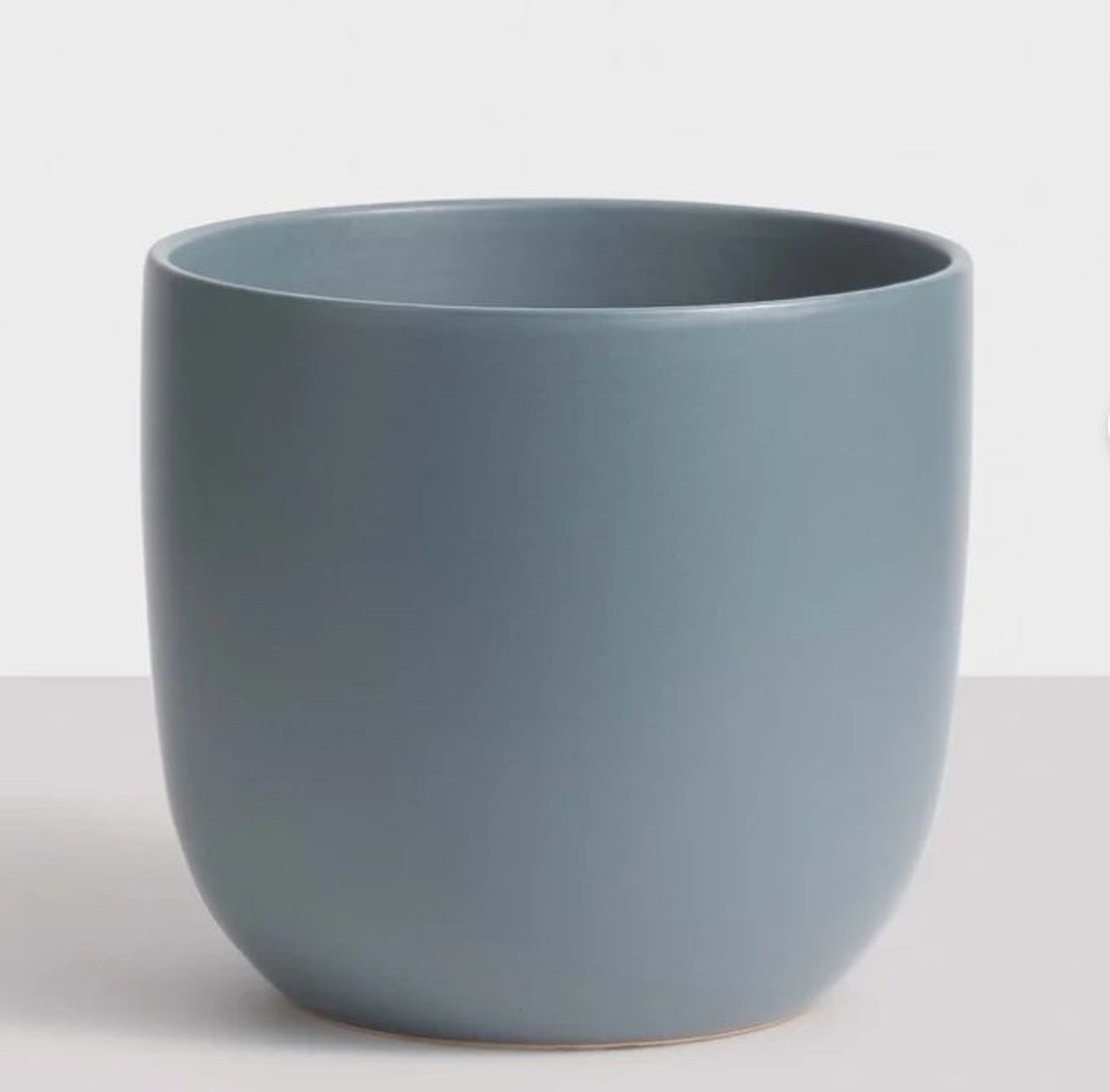 Contour Ceramic Pot Planter / Blue Indigo - Wayfair