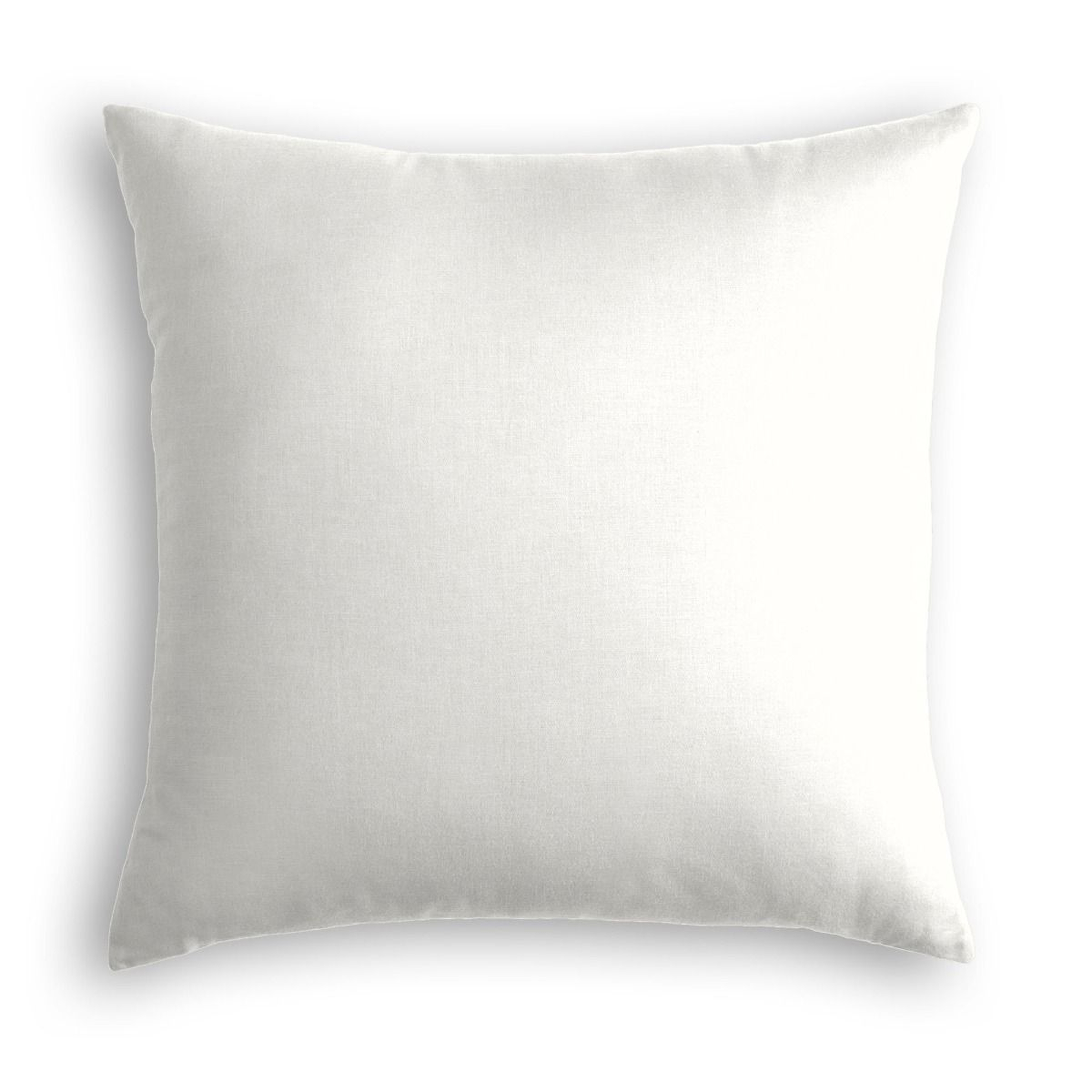 Classic Linen Pillow, Ivory, 22" x 22" - Havenly Essentials