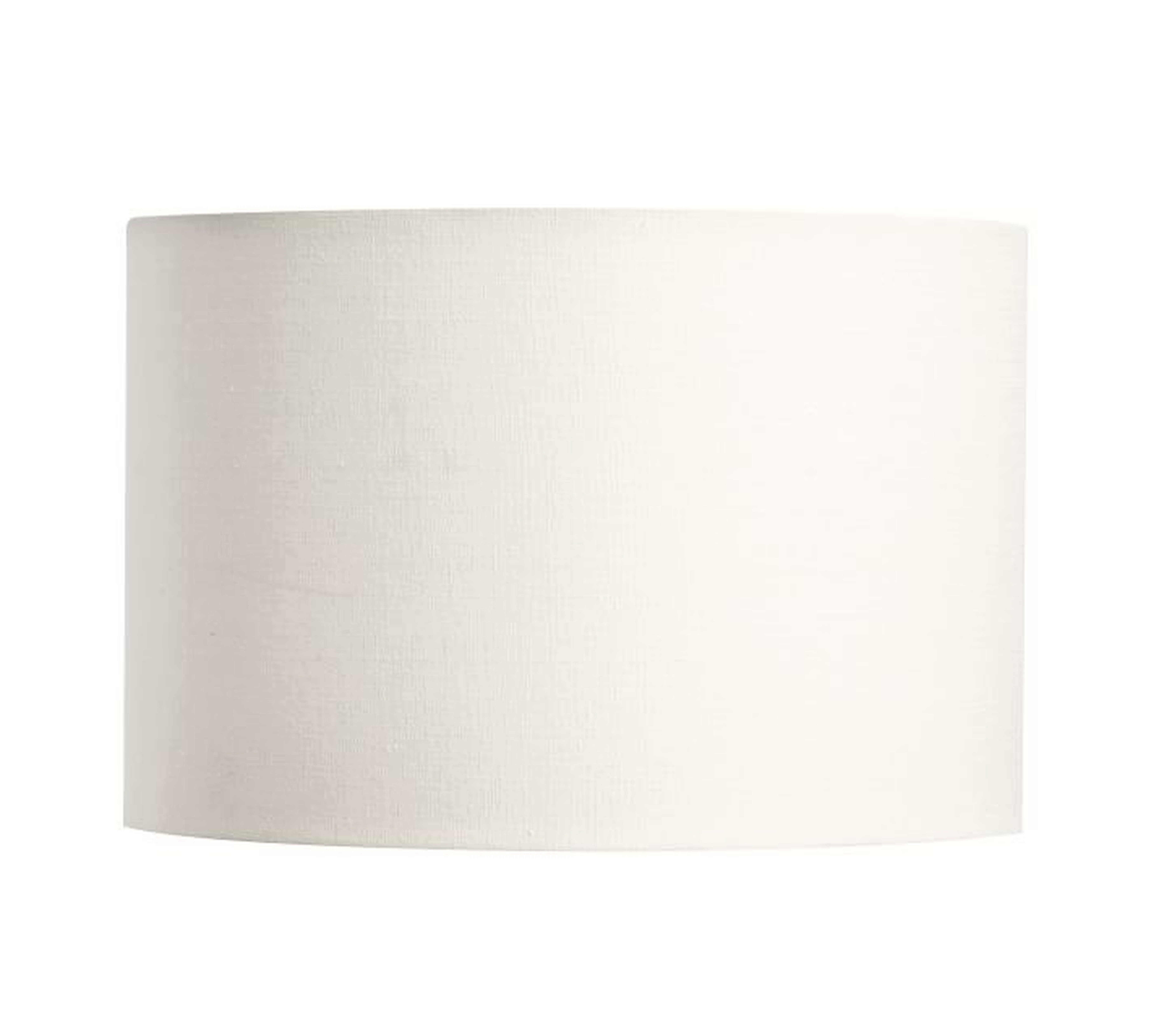 Gallery Straight-Sided Lamp Shade, Rolled Edge- Small - Pottery Barn