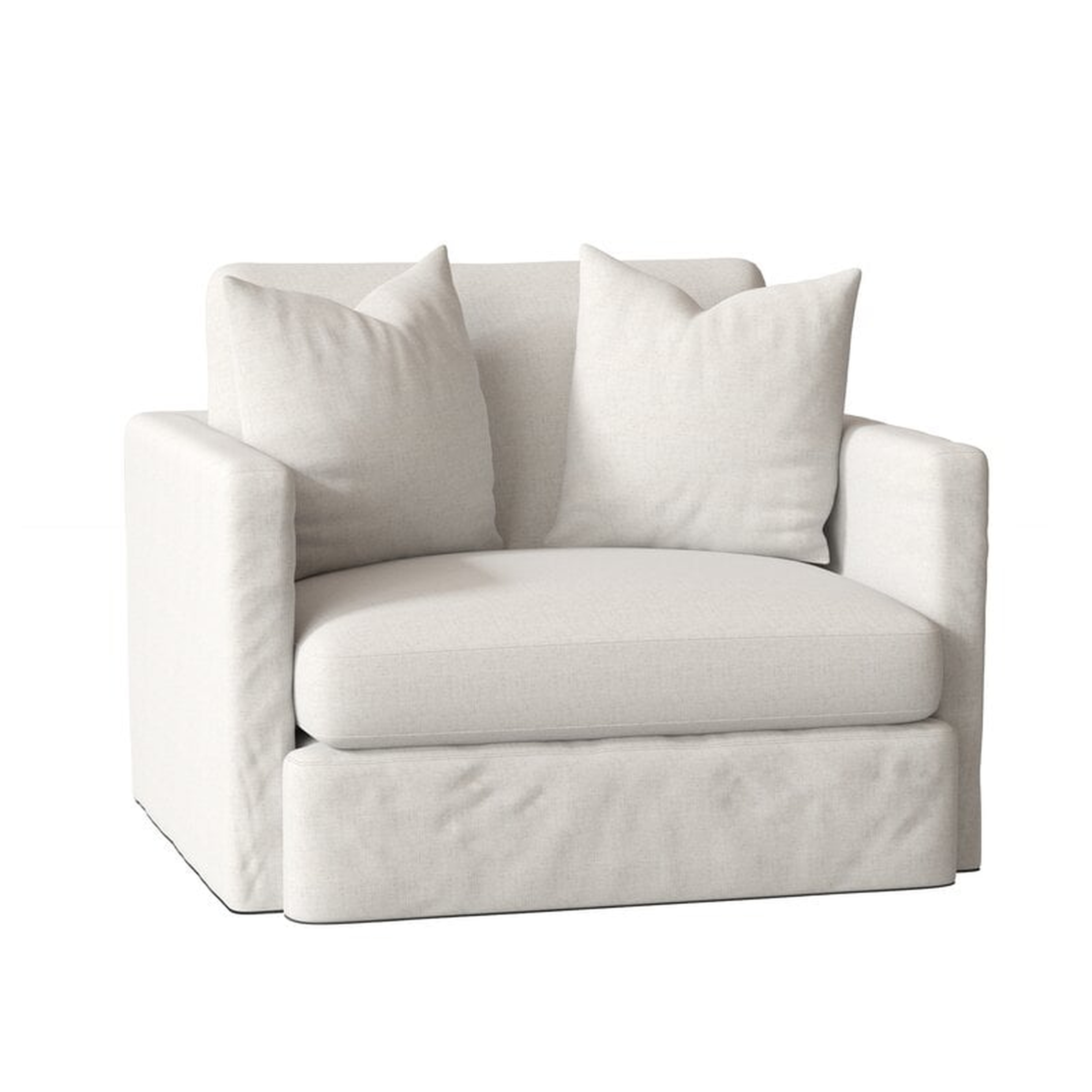 Madison 47'' Wide Down Cushion Slipcovered Armchair - Wayfair