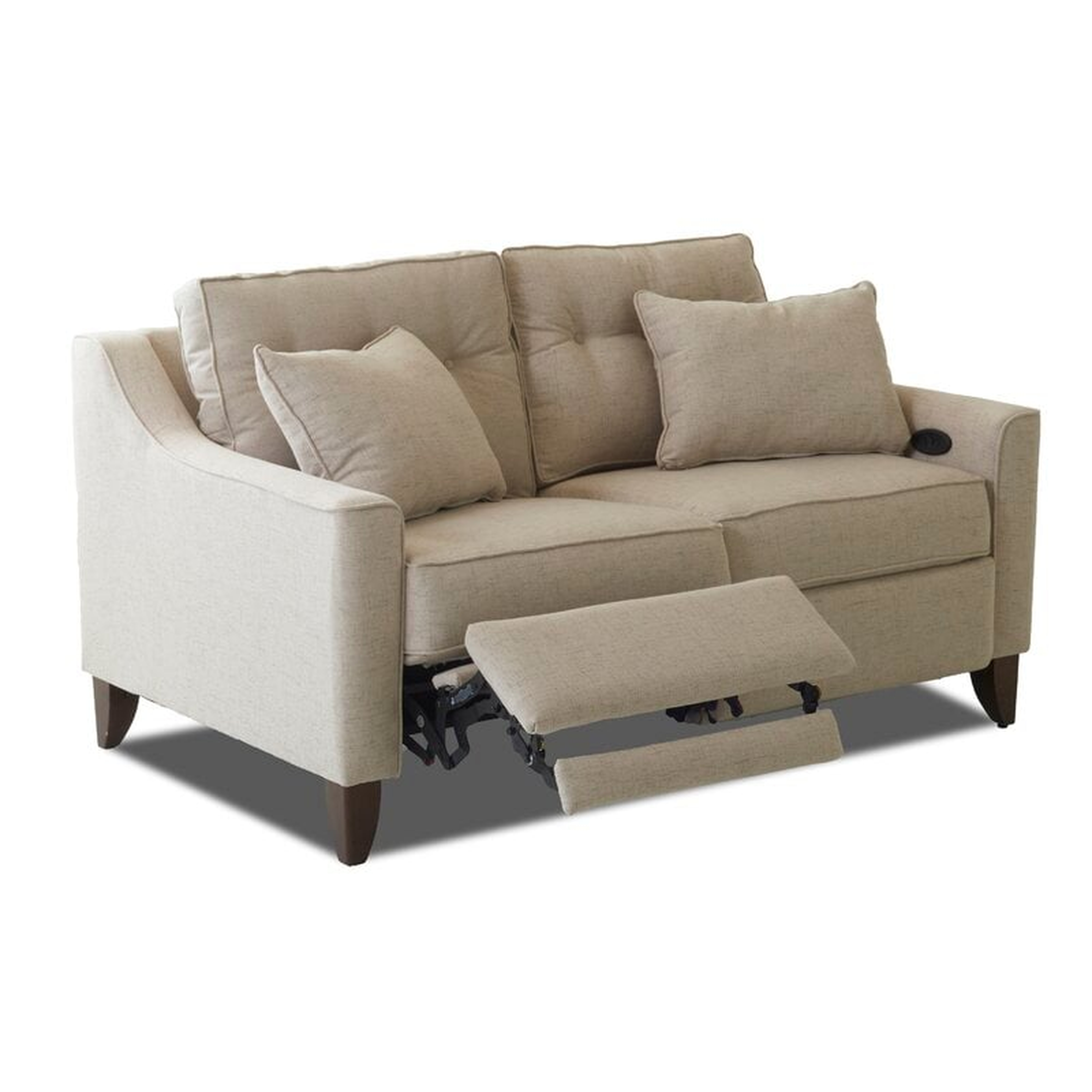Logan 63" Recessed Arm Reclining Loveseat - Wayfair
