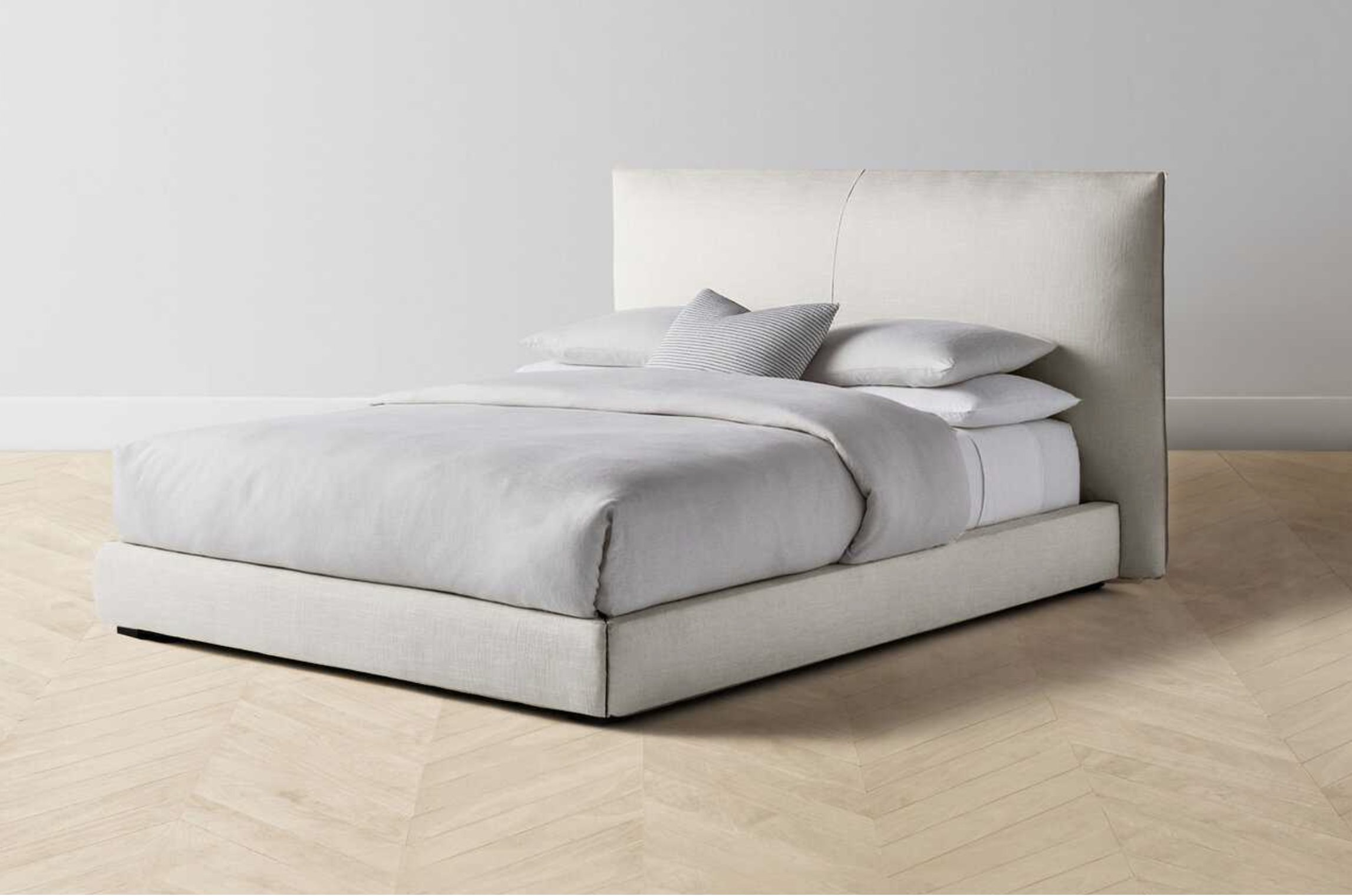 The Wythe Bed King 50'' Headboard Oyster - Maiden Home
