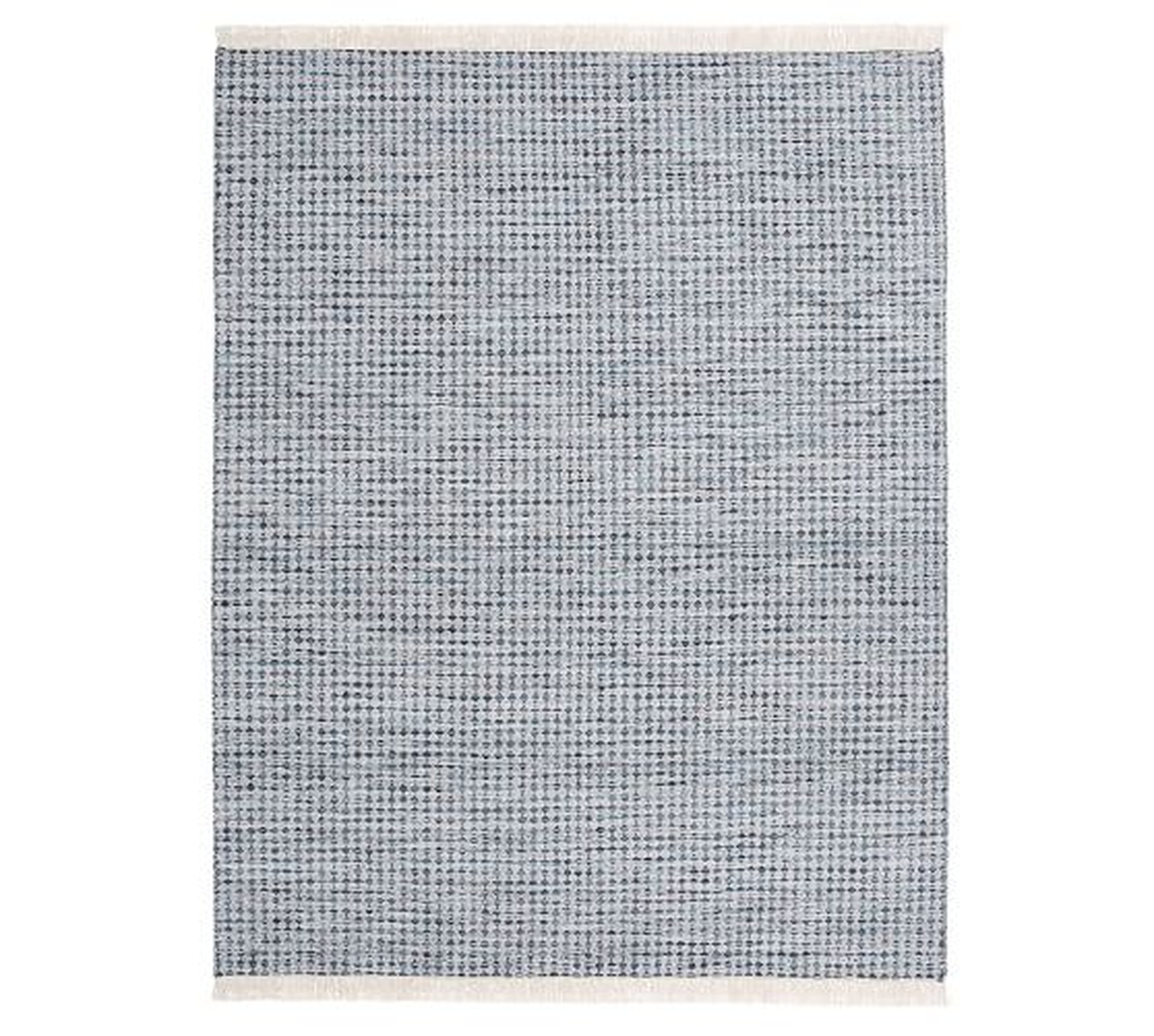 Oden Rug, 8x10', Blue - Pottery Barn