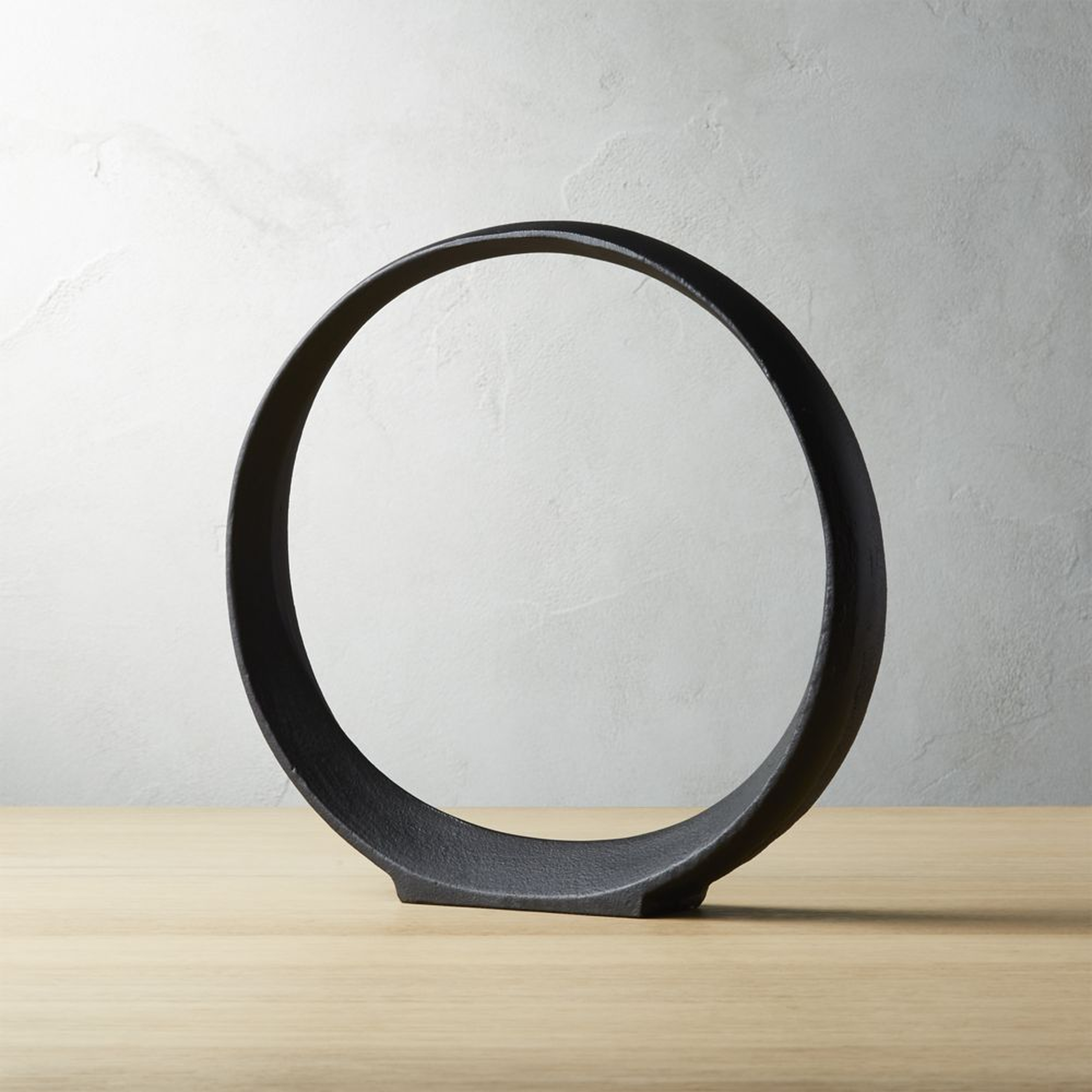 Small Metal Ring Sculpture- Backordered till June - CB2