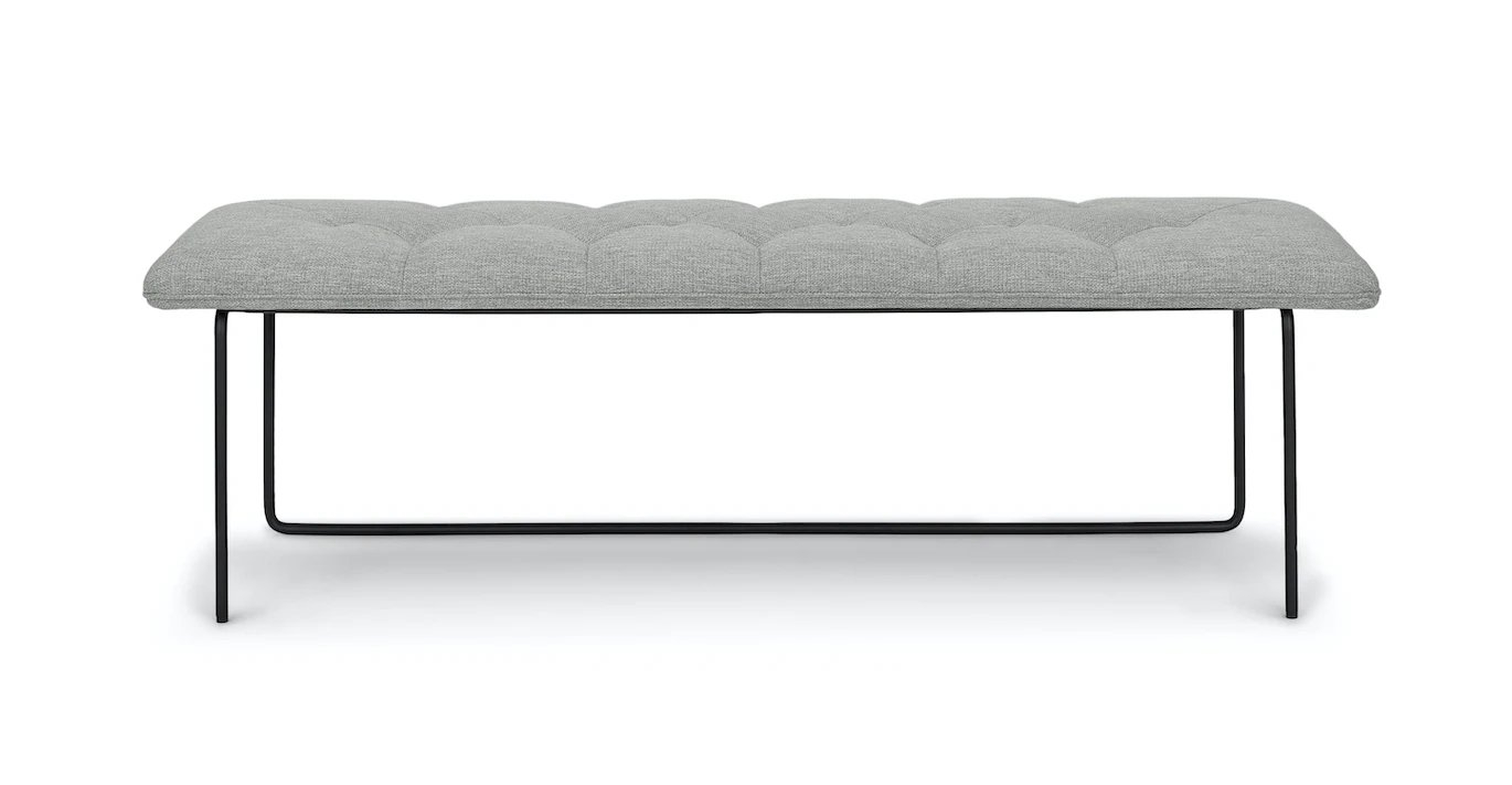 Level Bench- Winter Gray - Article