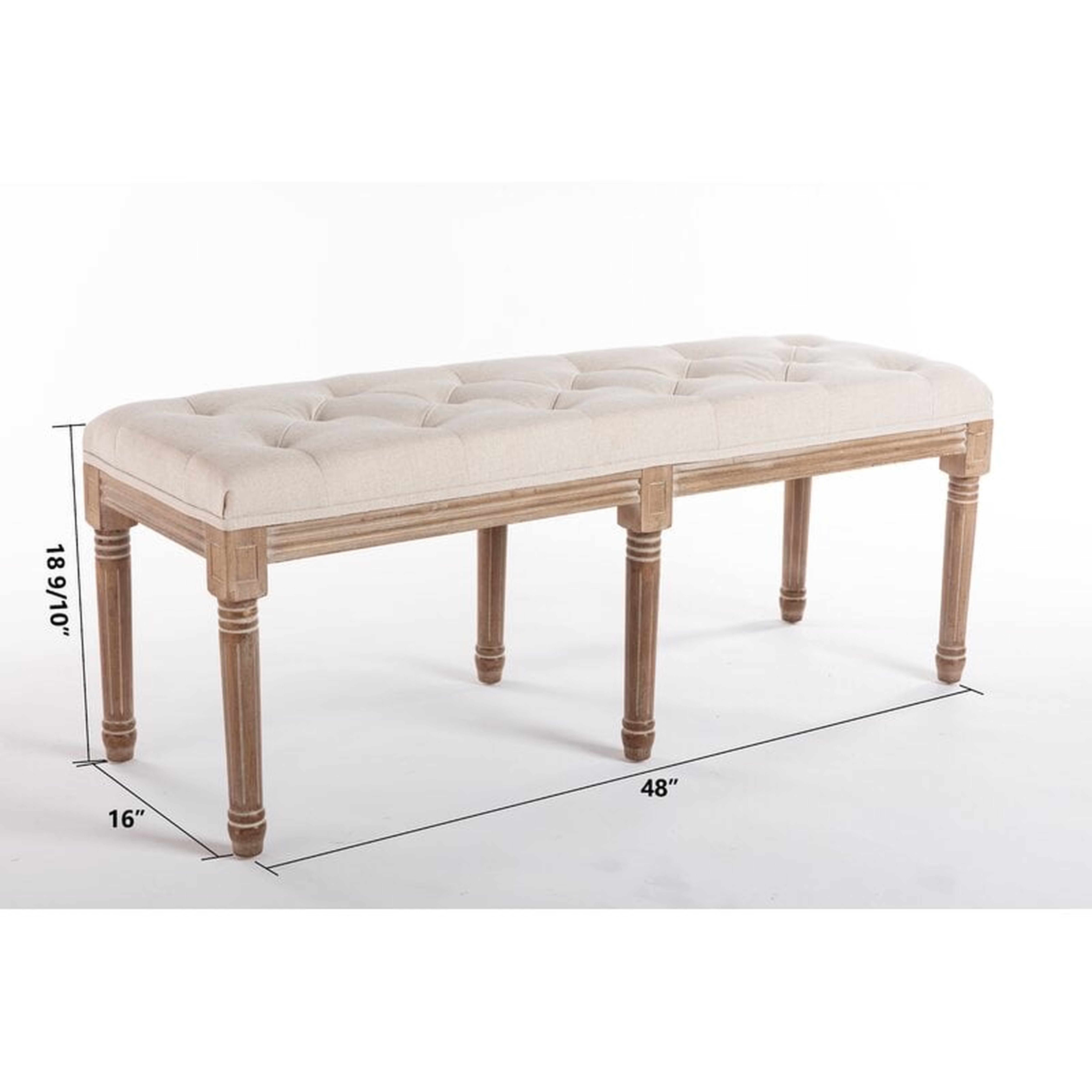 Stasia Upholstered Bench - Wayfair