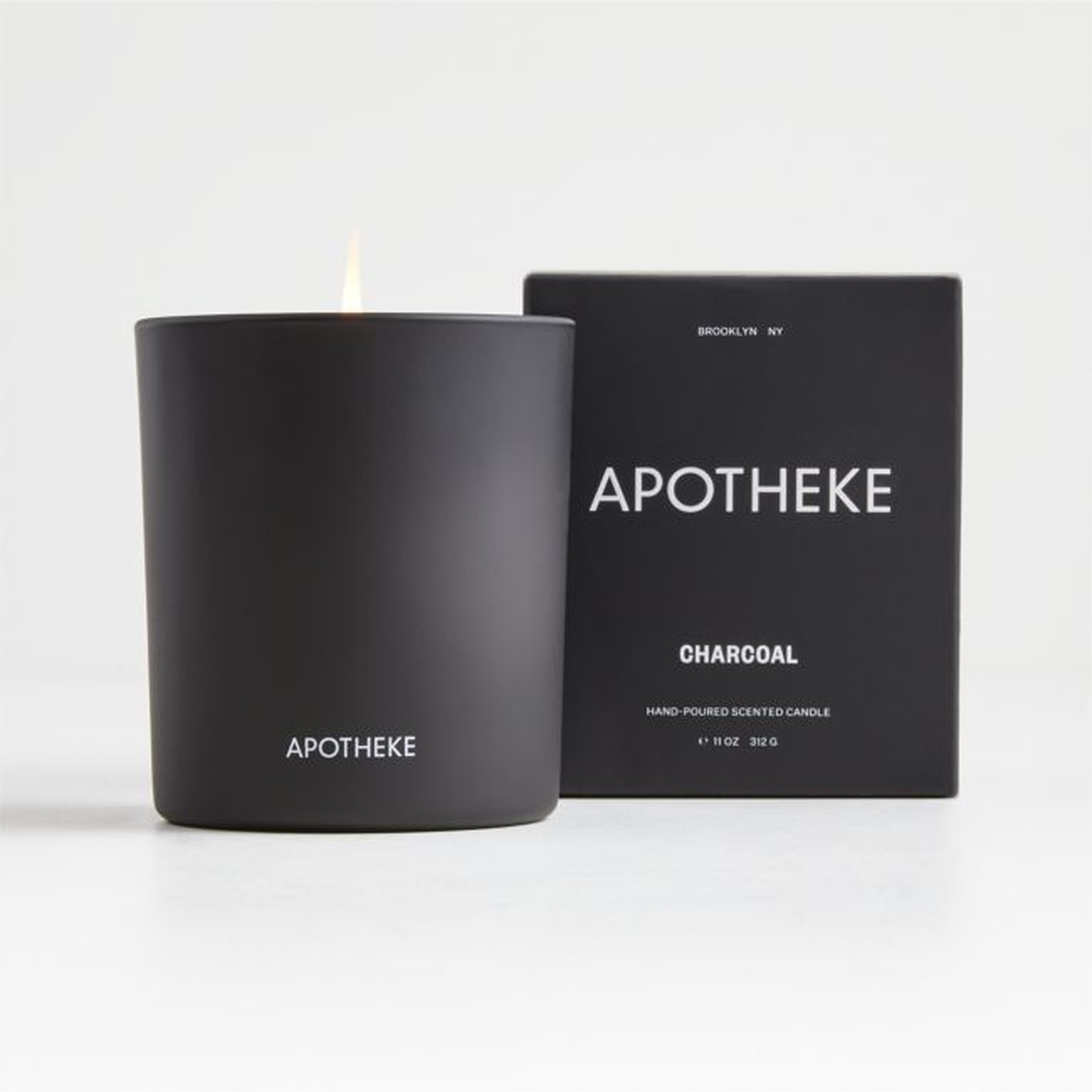 Apotheke Charcoal-Scented Candle - Crate and Barrel