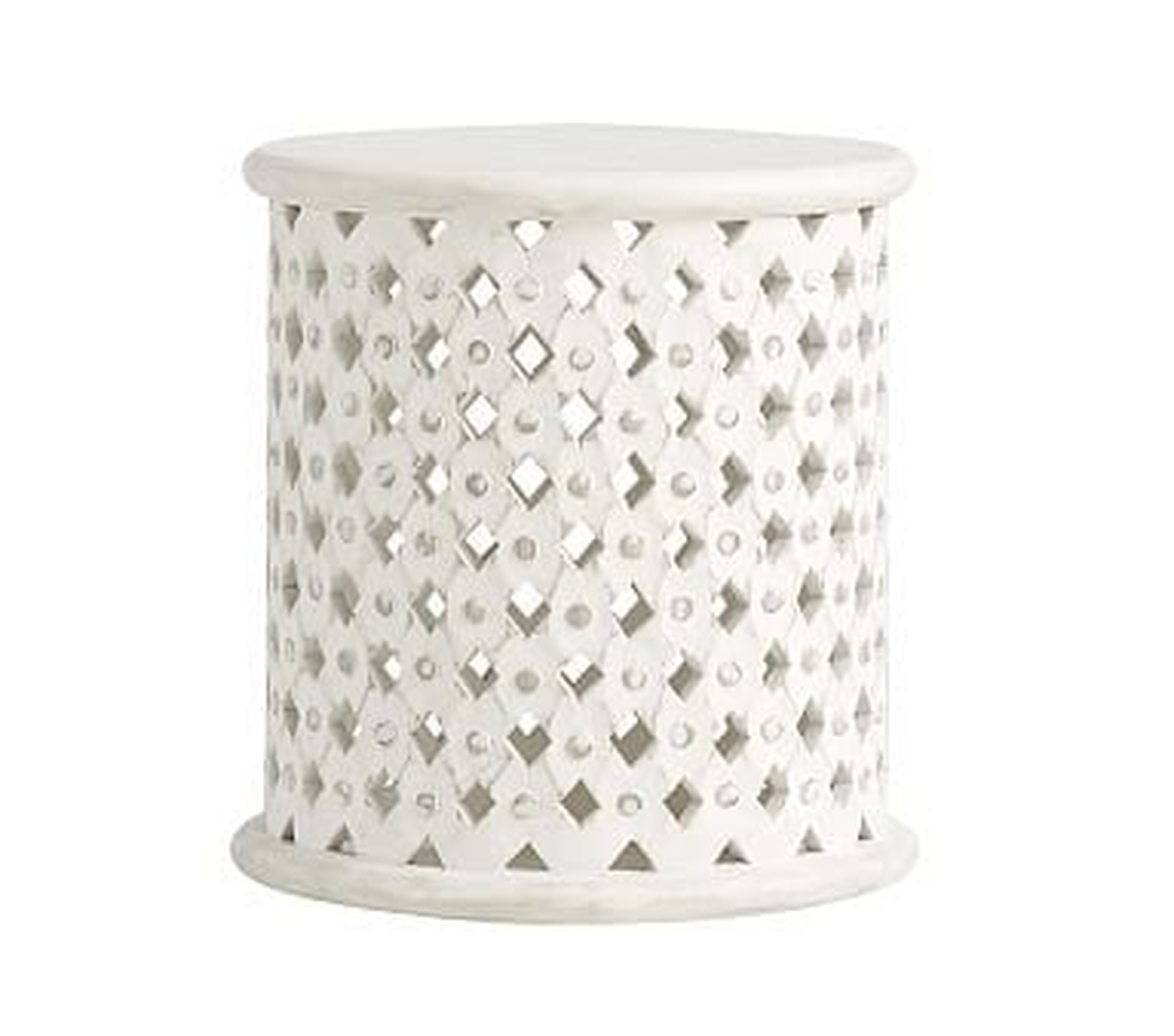 Stella Side Table, Antique White, In-Home Delivery - Pottery Barn Kids