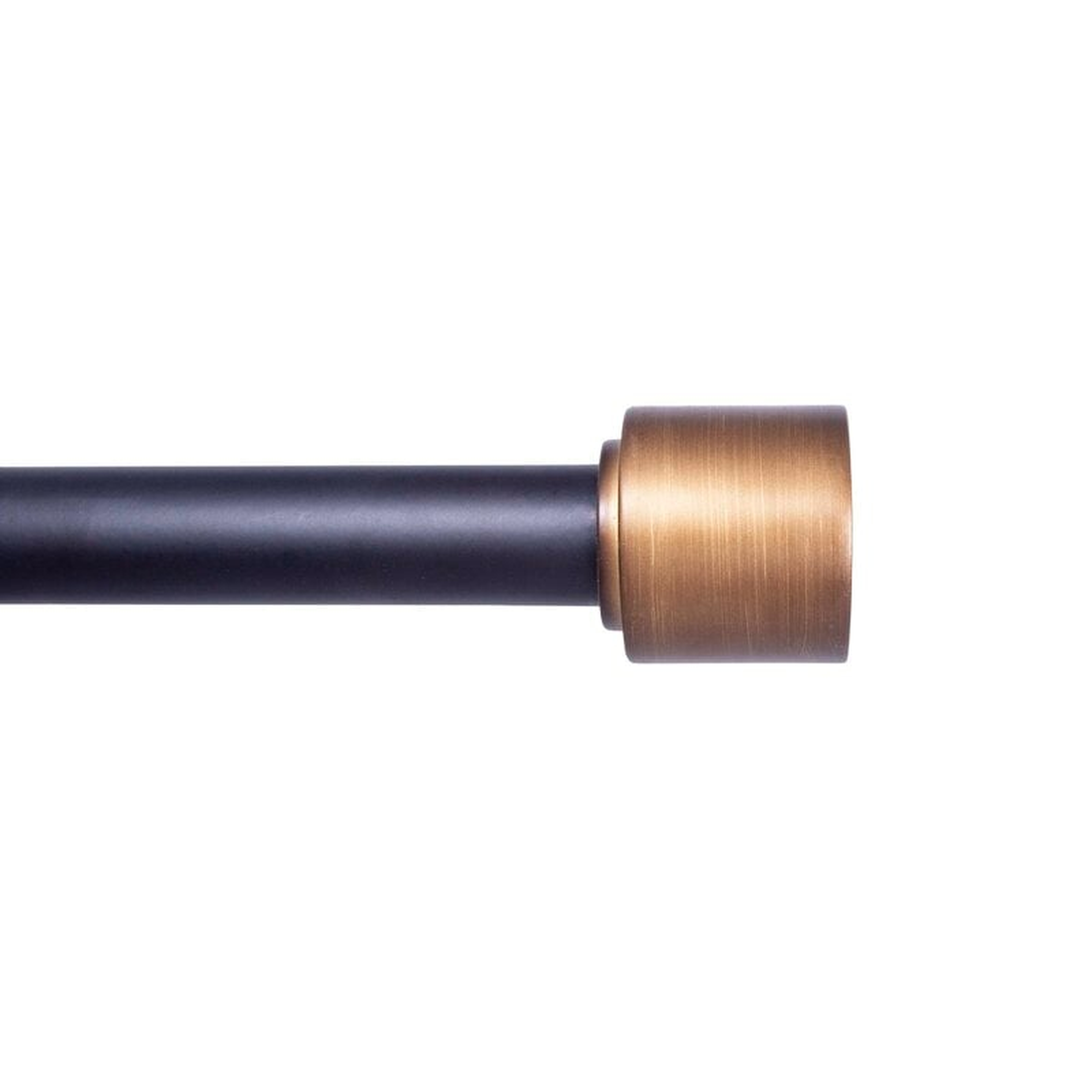Fitts Steel Adjustable Single Curtain Rod - Wayfair