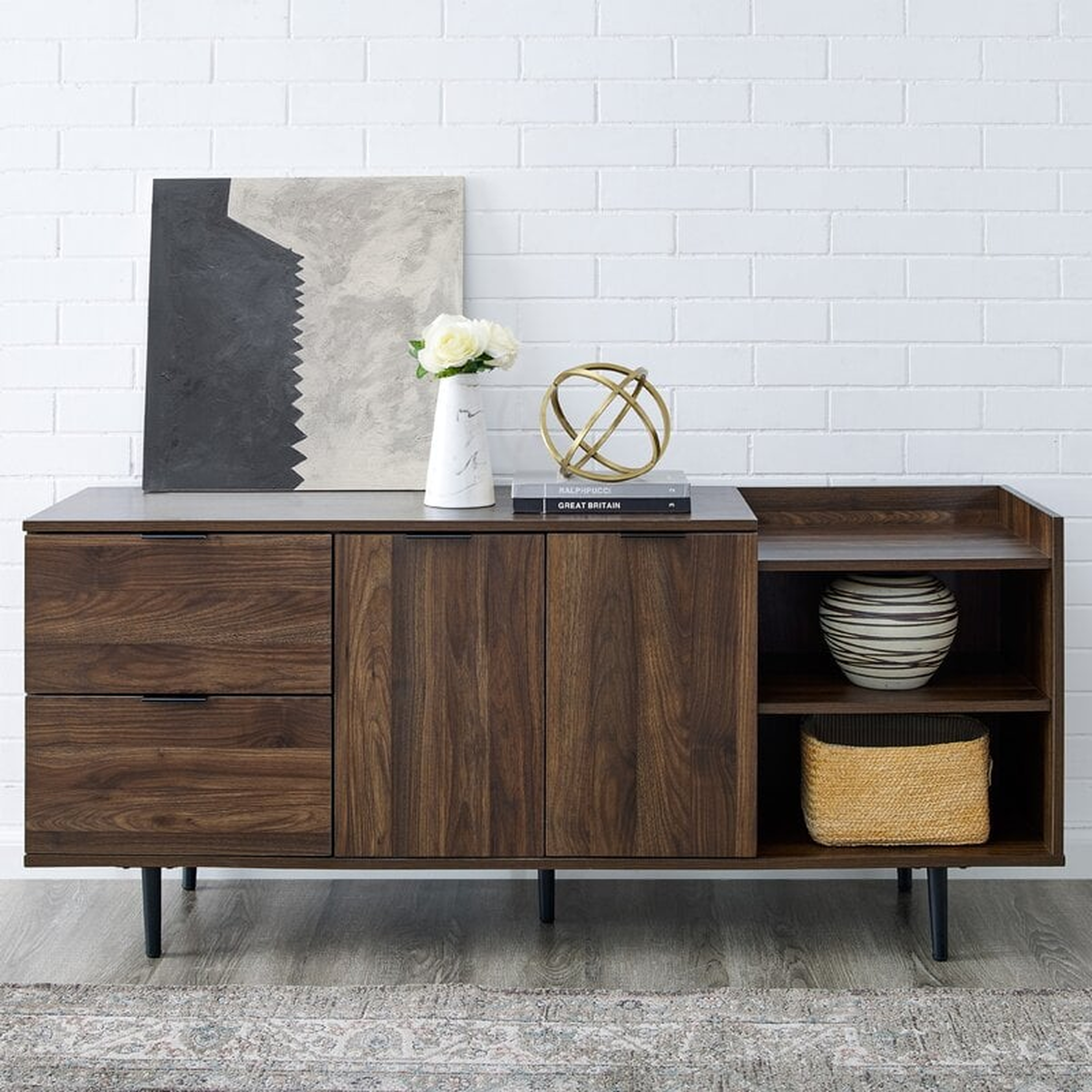 Pillar TV Stand for TVs up to 65" - Wayfair