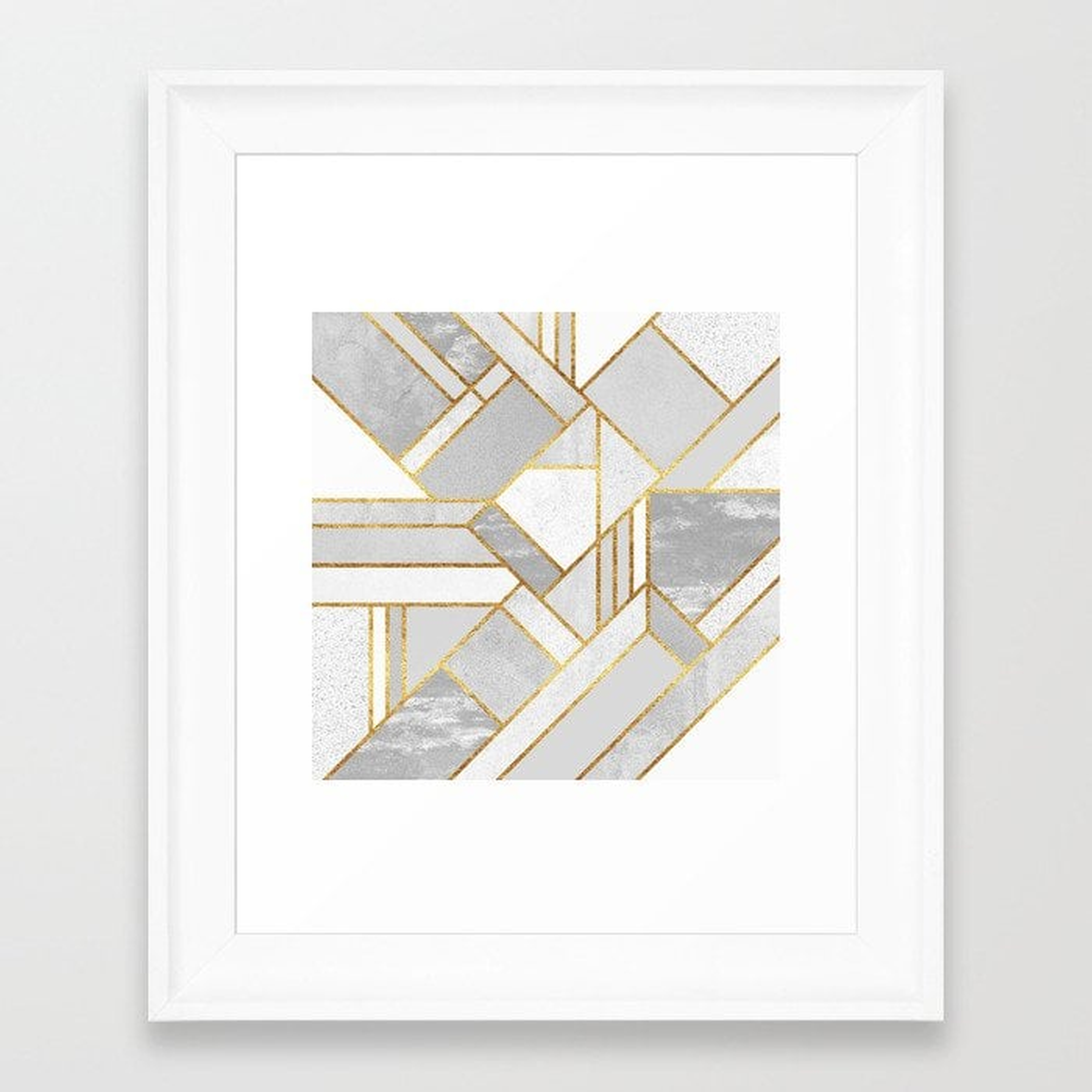 Gold City Framed Art Print - Society6