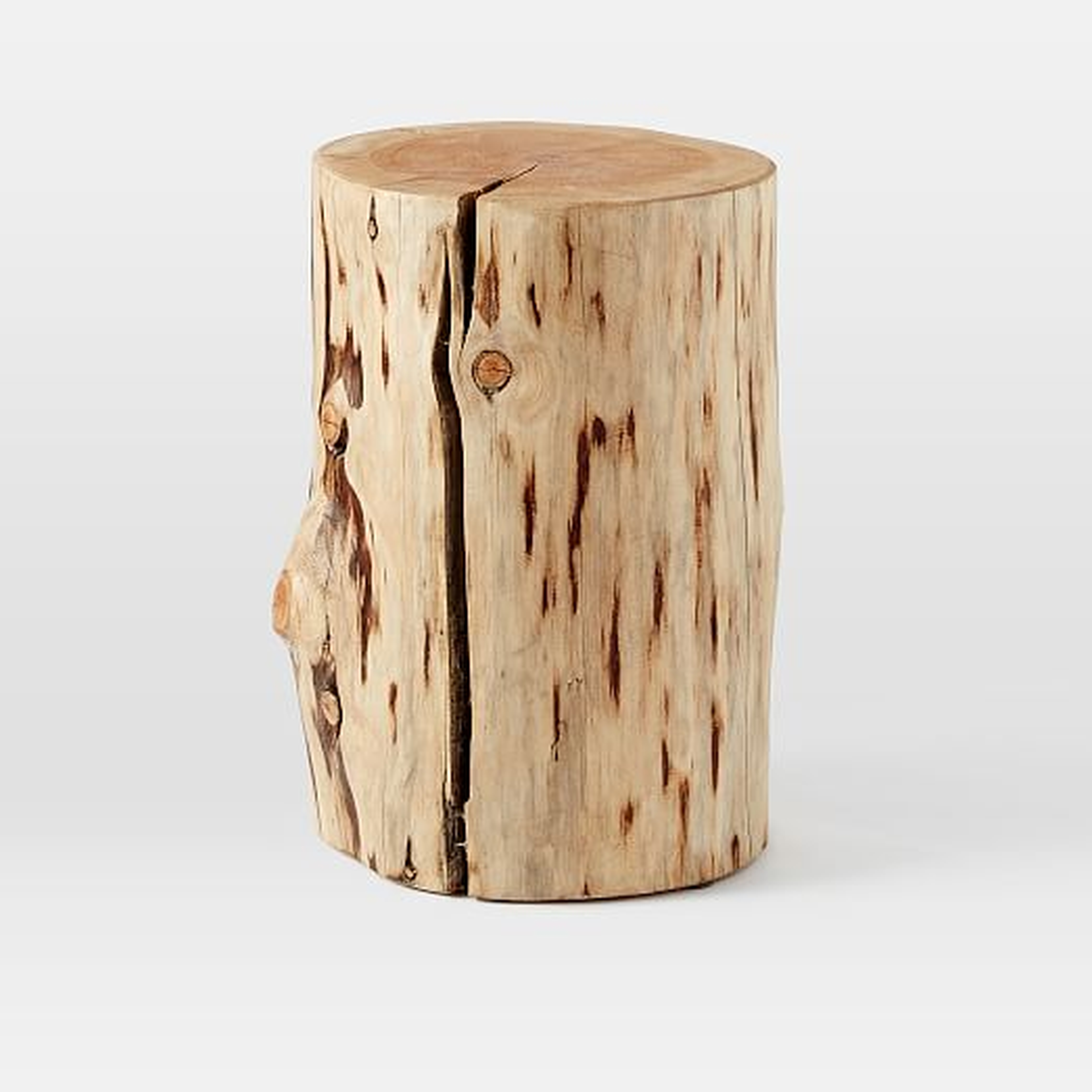 Natural Tree Stump Side Table - West Elm