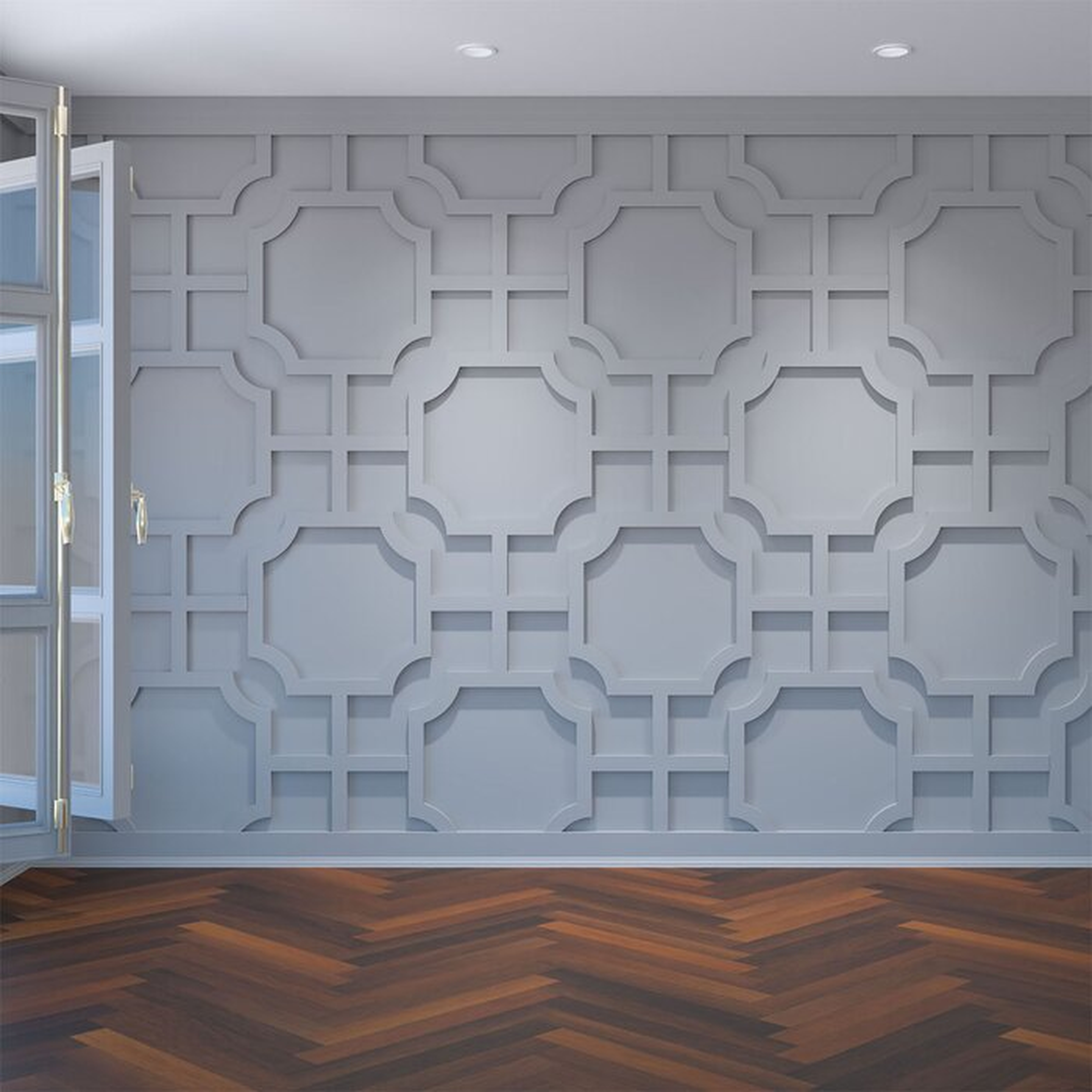 Bradley Architectural Grade PVC Decorative Fretwork Wall Panels - Wayfair