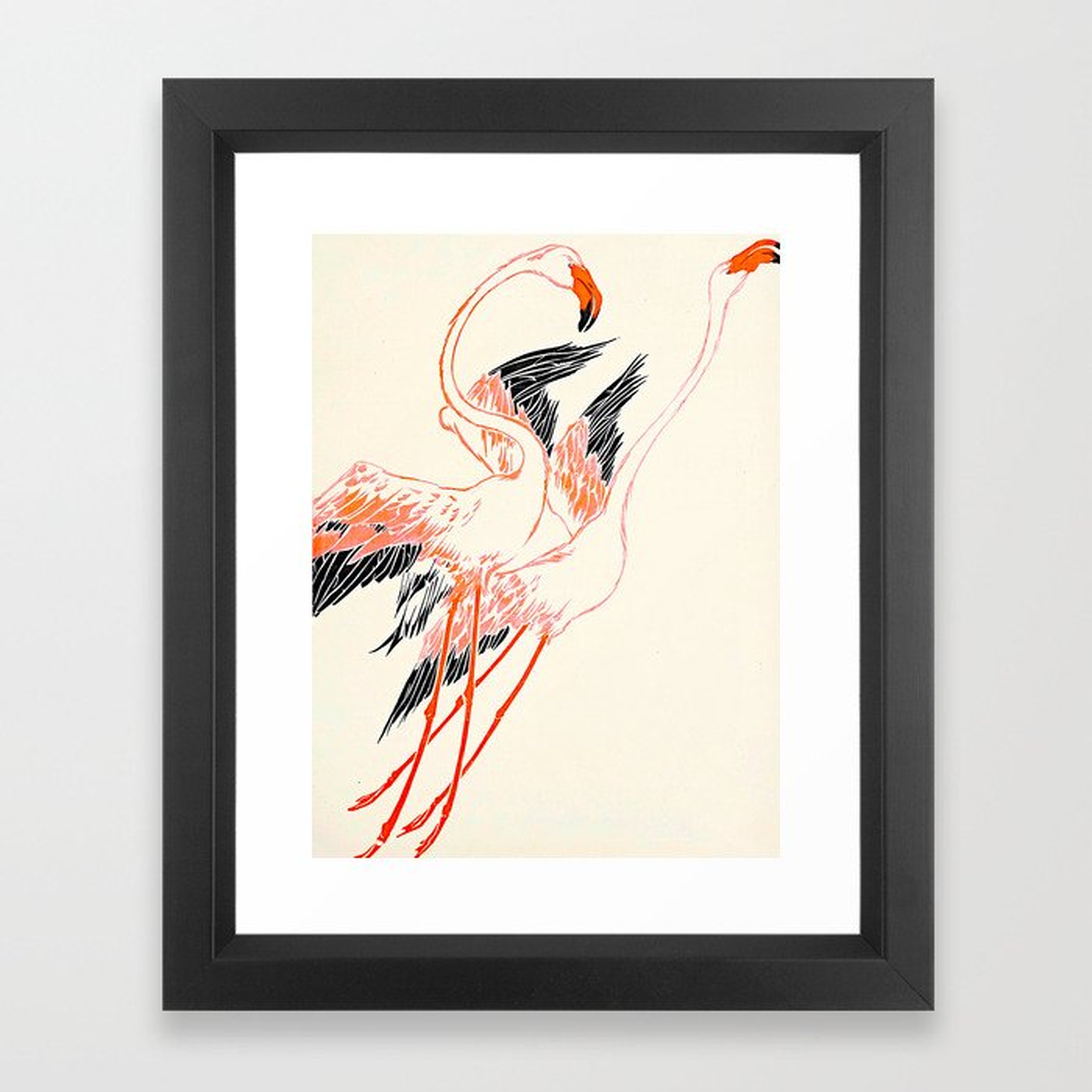 Cocorico cover 1900 Two Pink Flamingos - Society6