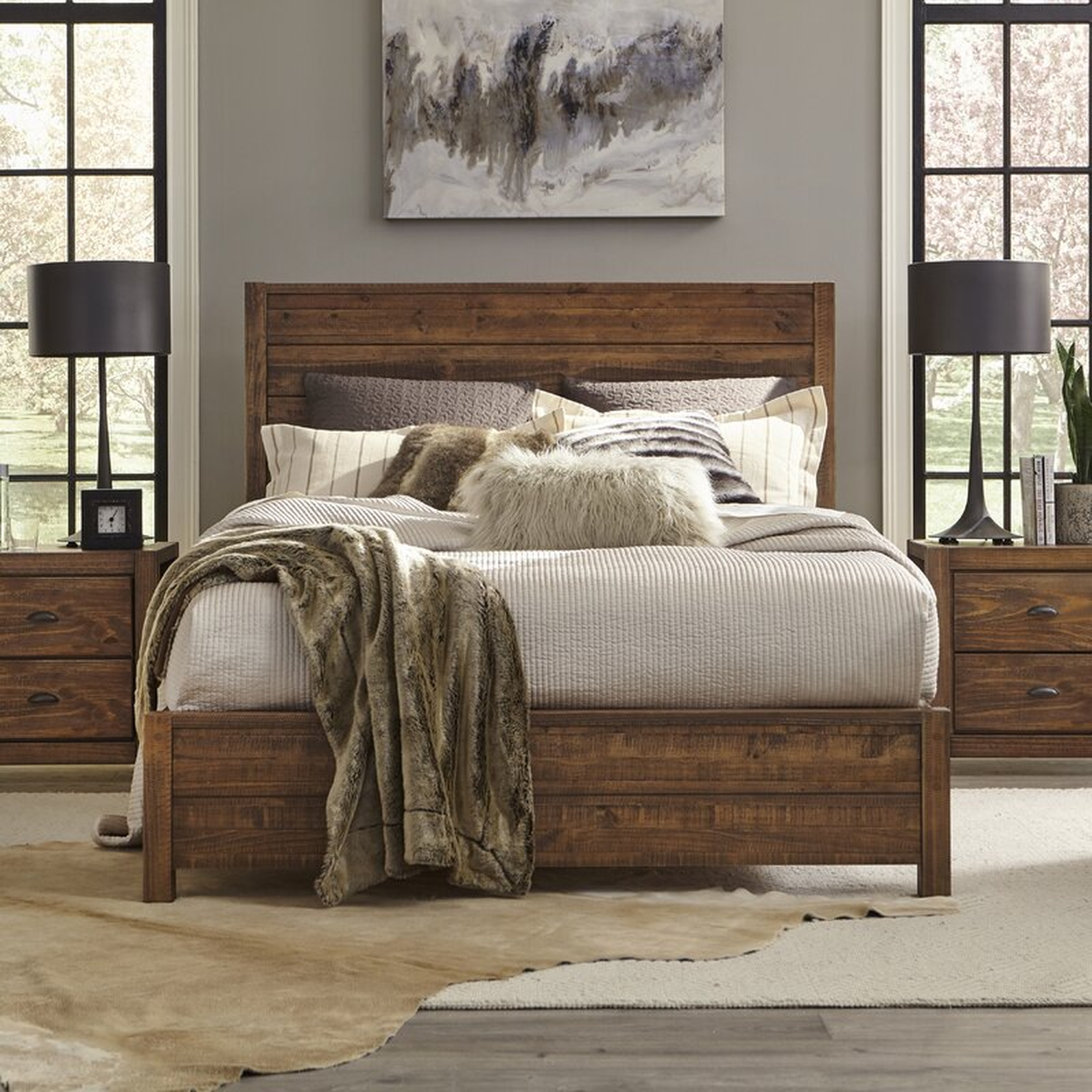 Montauk Solid Wood Bed / King - Wayfair