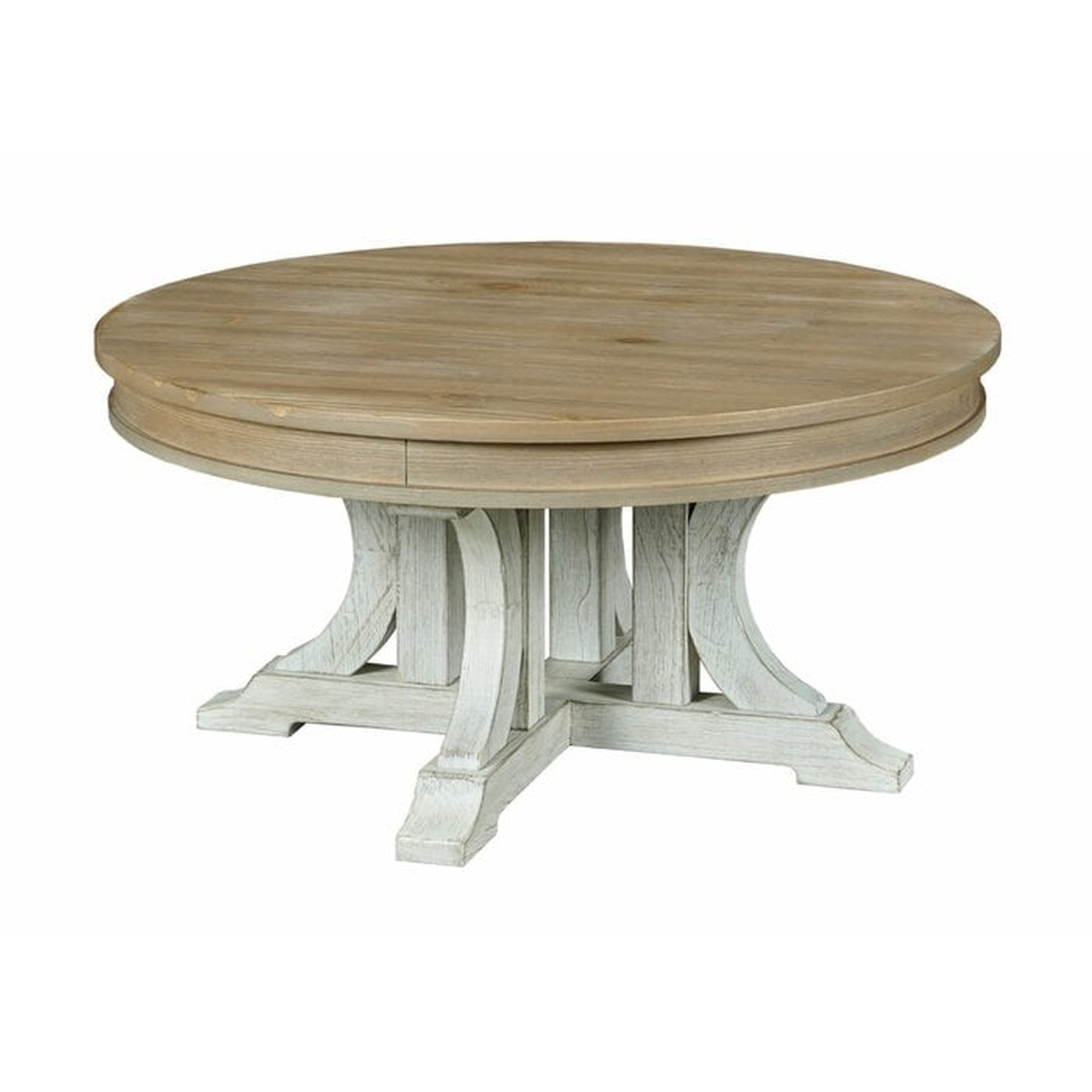 Rayne Pedestal Coffee Table - Wayfair