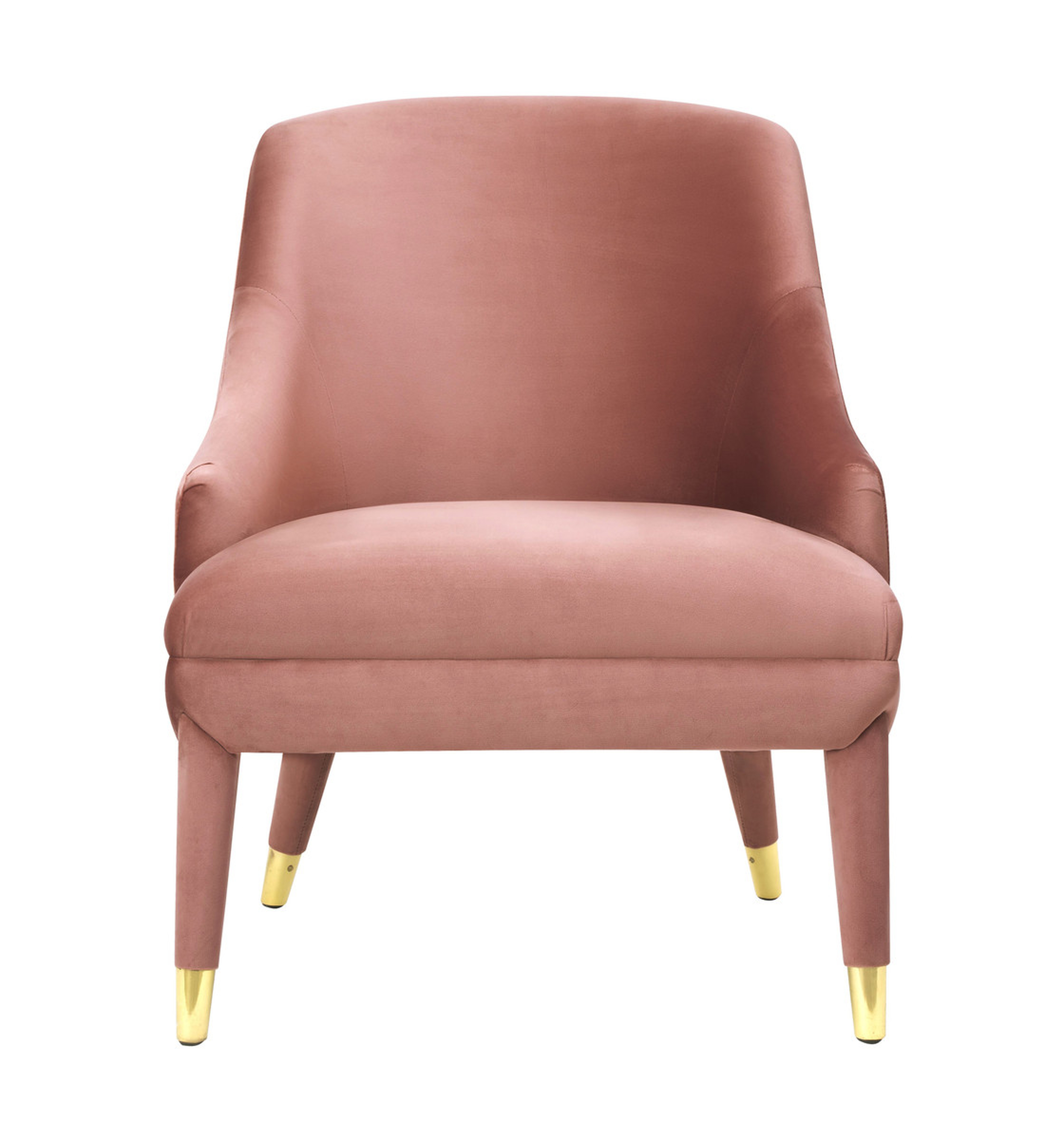 Roselyn Chair, Pink Velvet - Studio Marcette