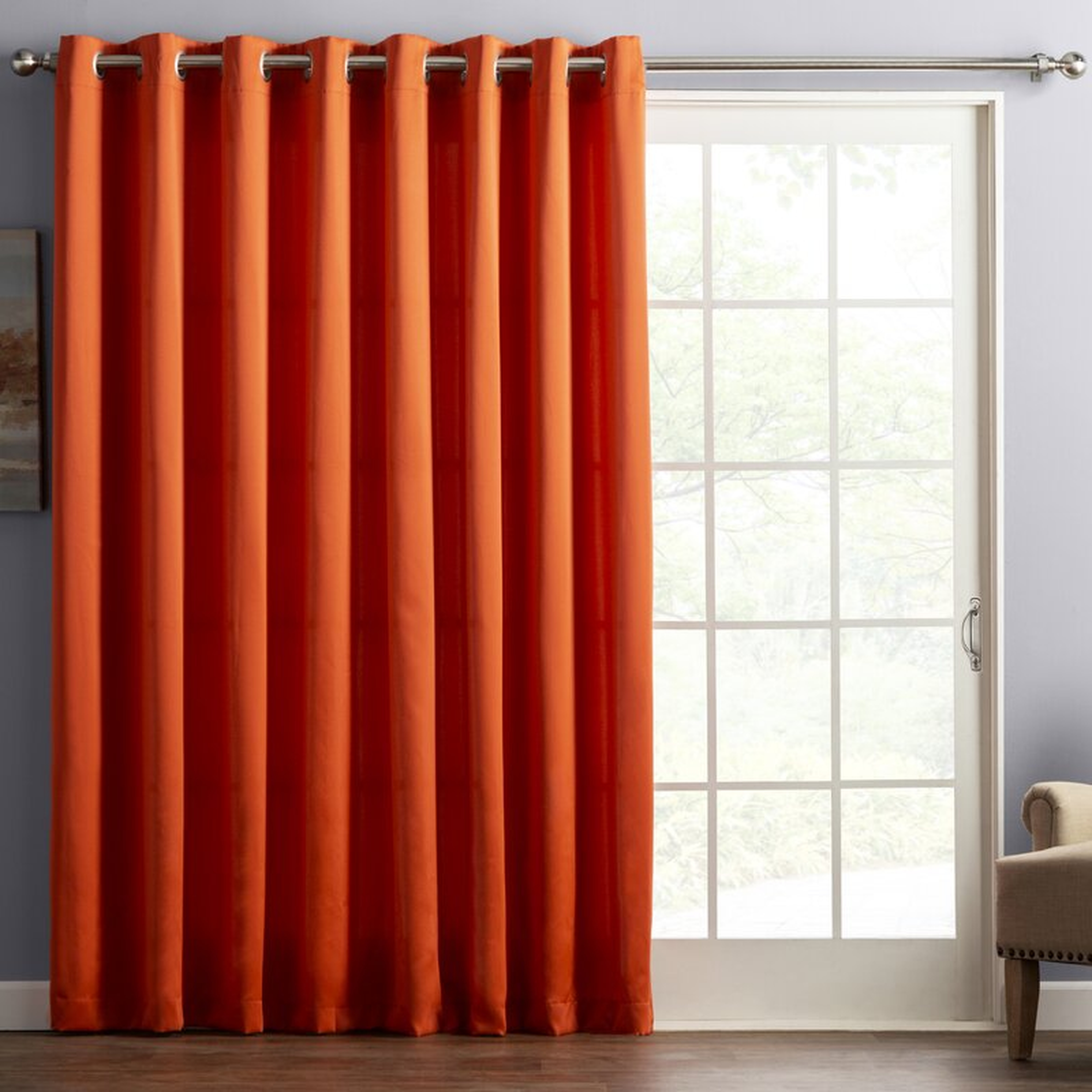 Wayfair Basics Solid Room Darkening Grommet Single Curtain Panel - Wayfair