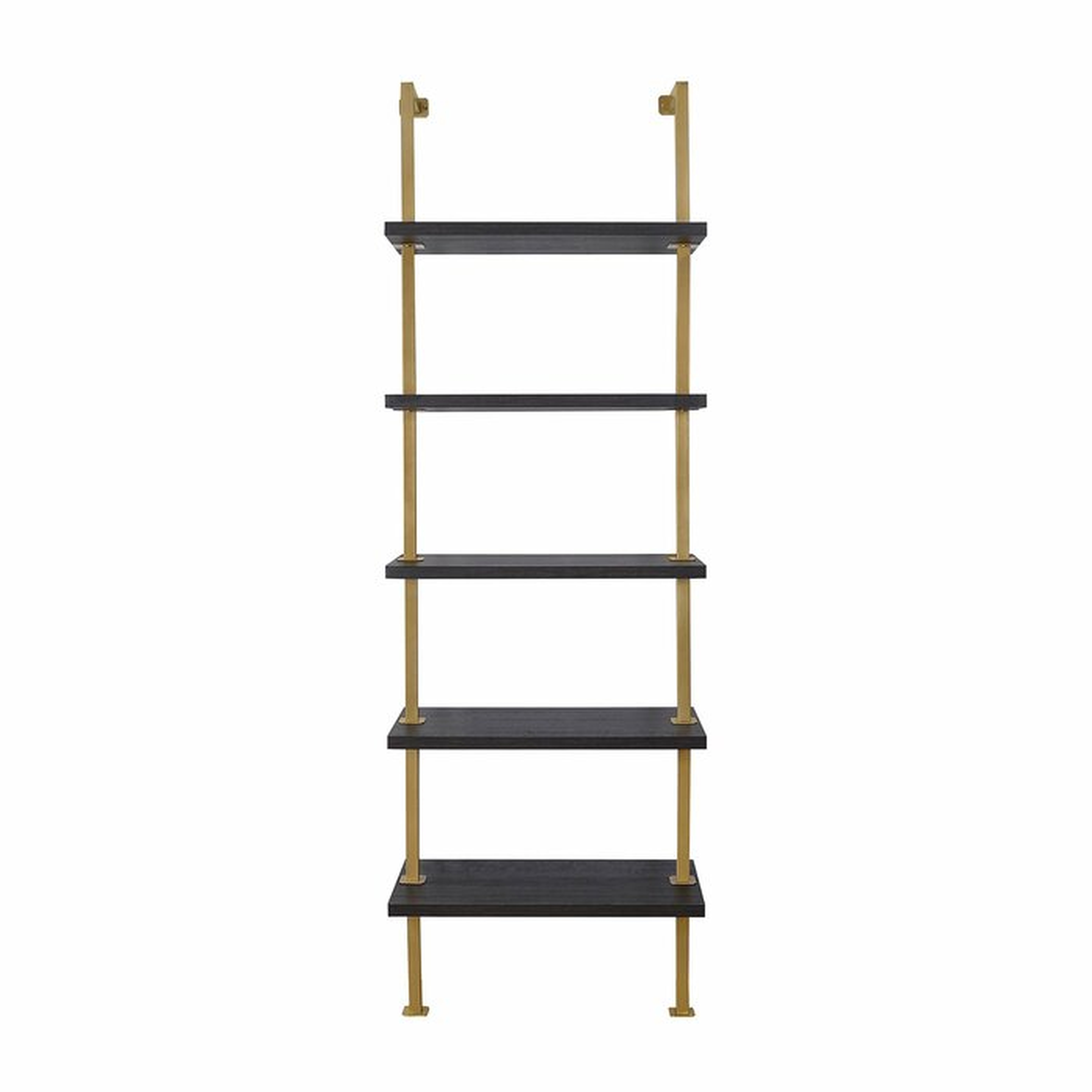 Zachary 72.5" H x 24" W Metal Ladder Bookcase - Wayfair