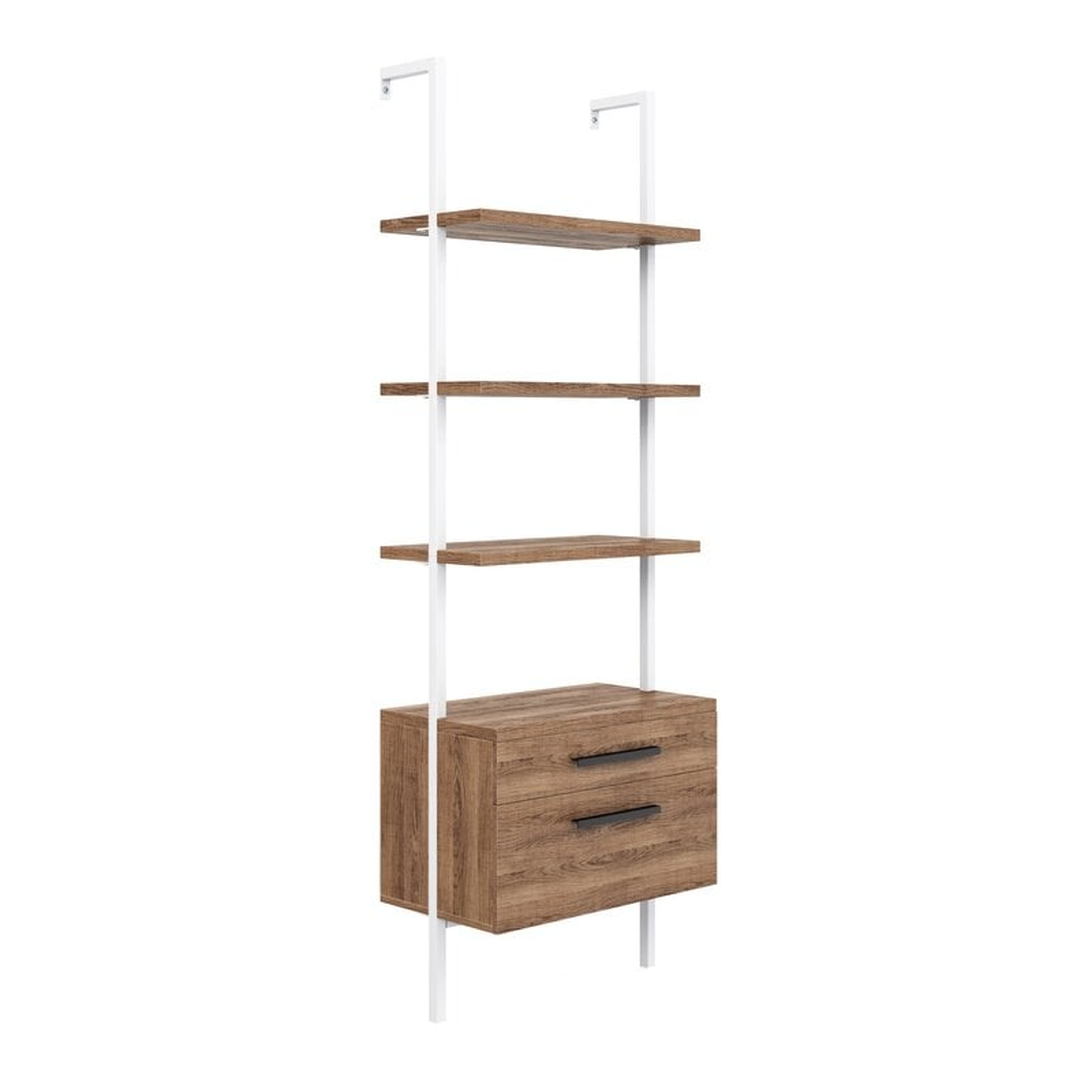 Zachary 72.44'' H x 24'' W Steel Ladder Bookcase - Wayfair