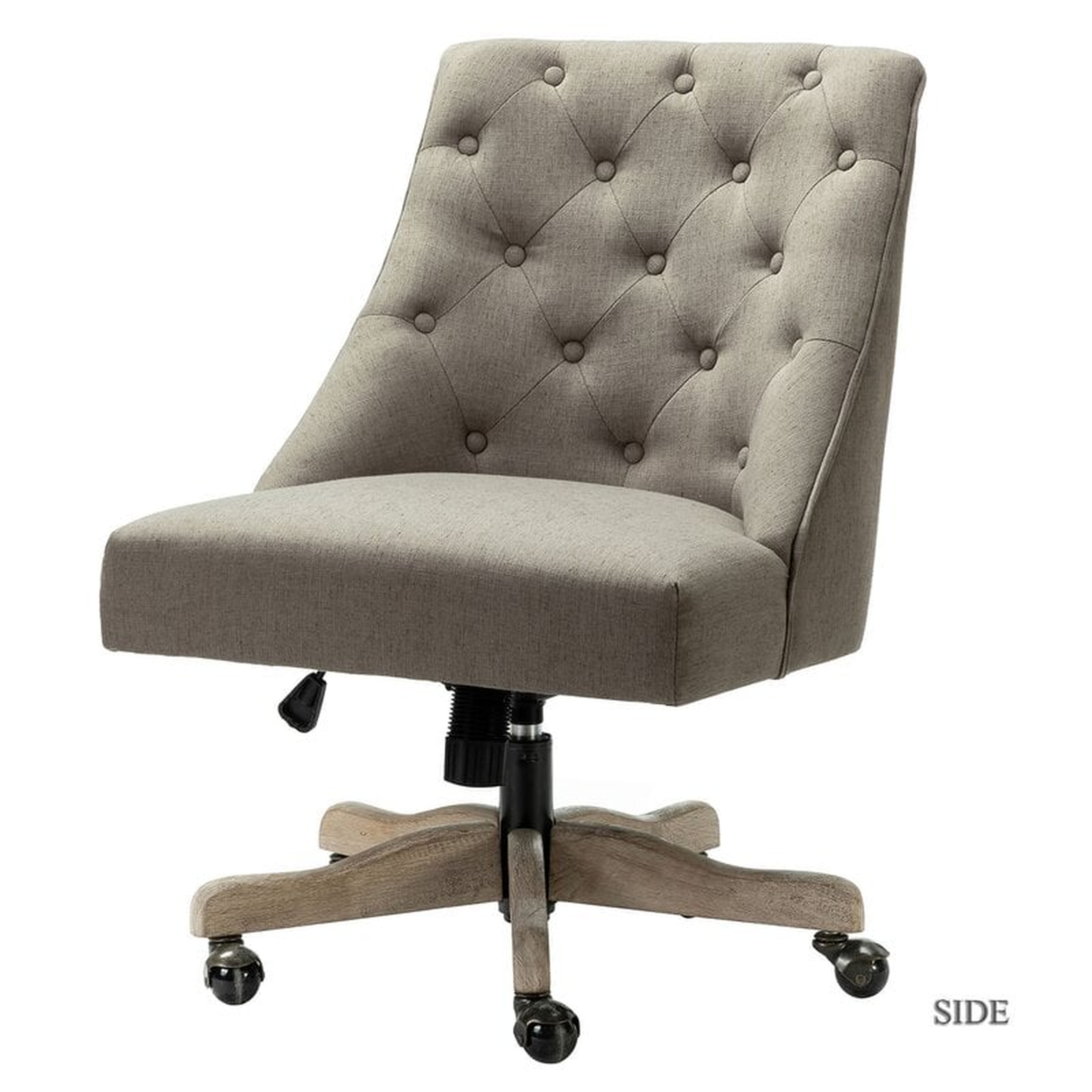 Vail Linen Task Chair / Truffle - Wayfair