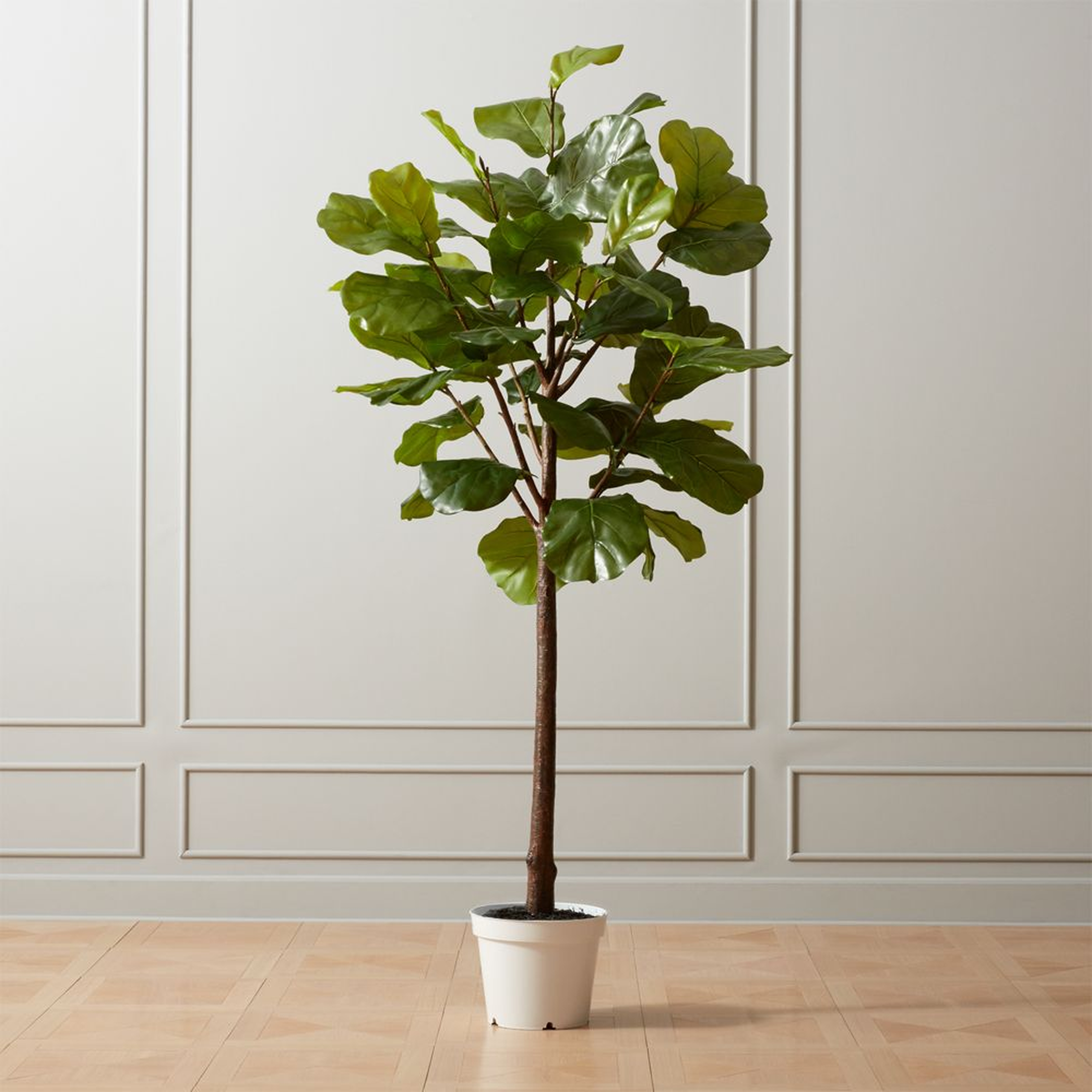 Faux Potted 64" Fiddle Leaf Fig - CB2