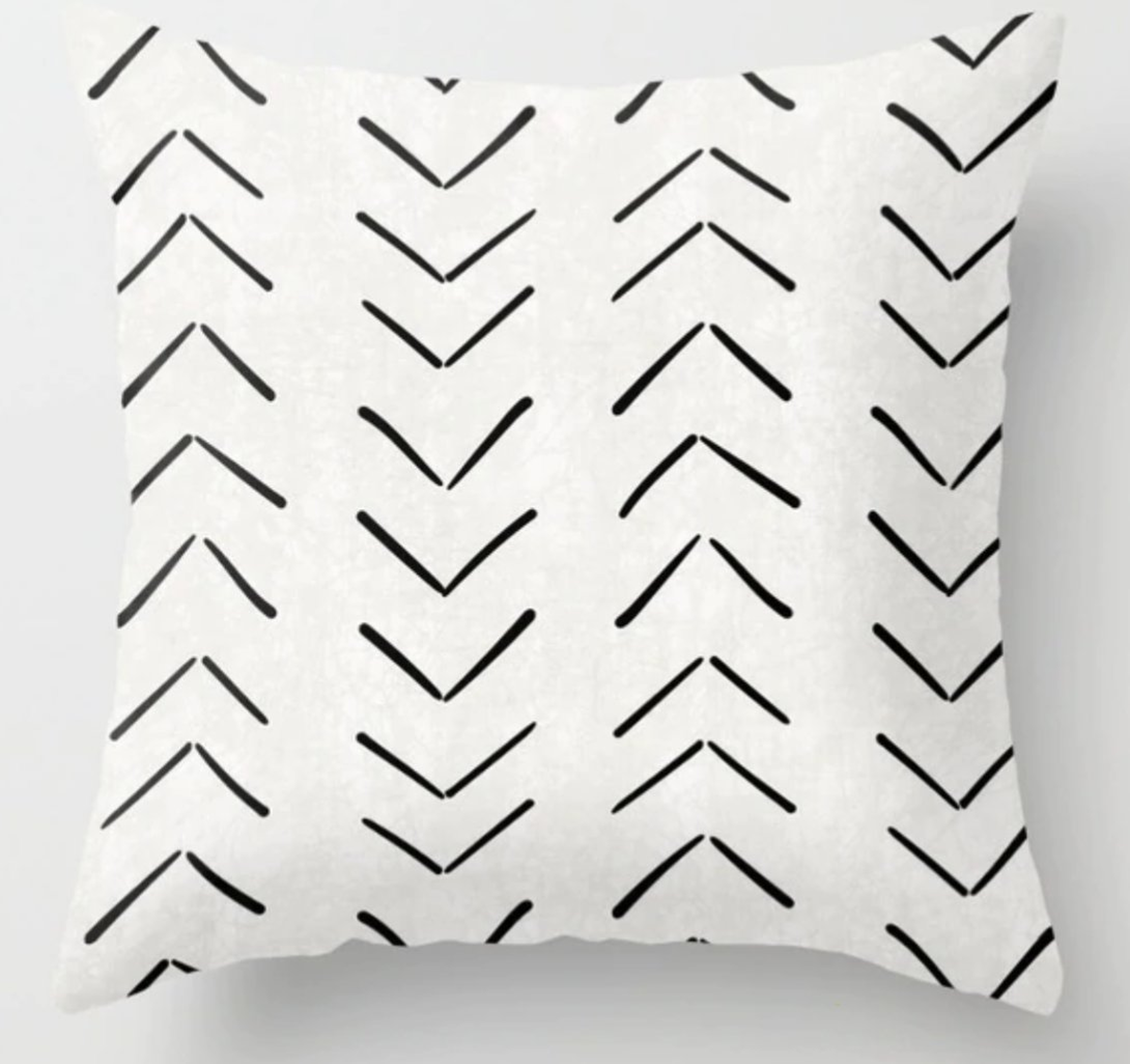 Mud Cloth - 16" sq -indoor cover with insert - Society6