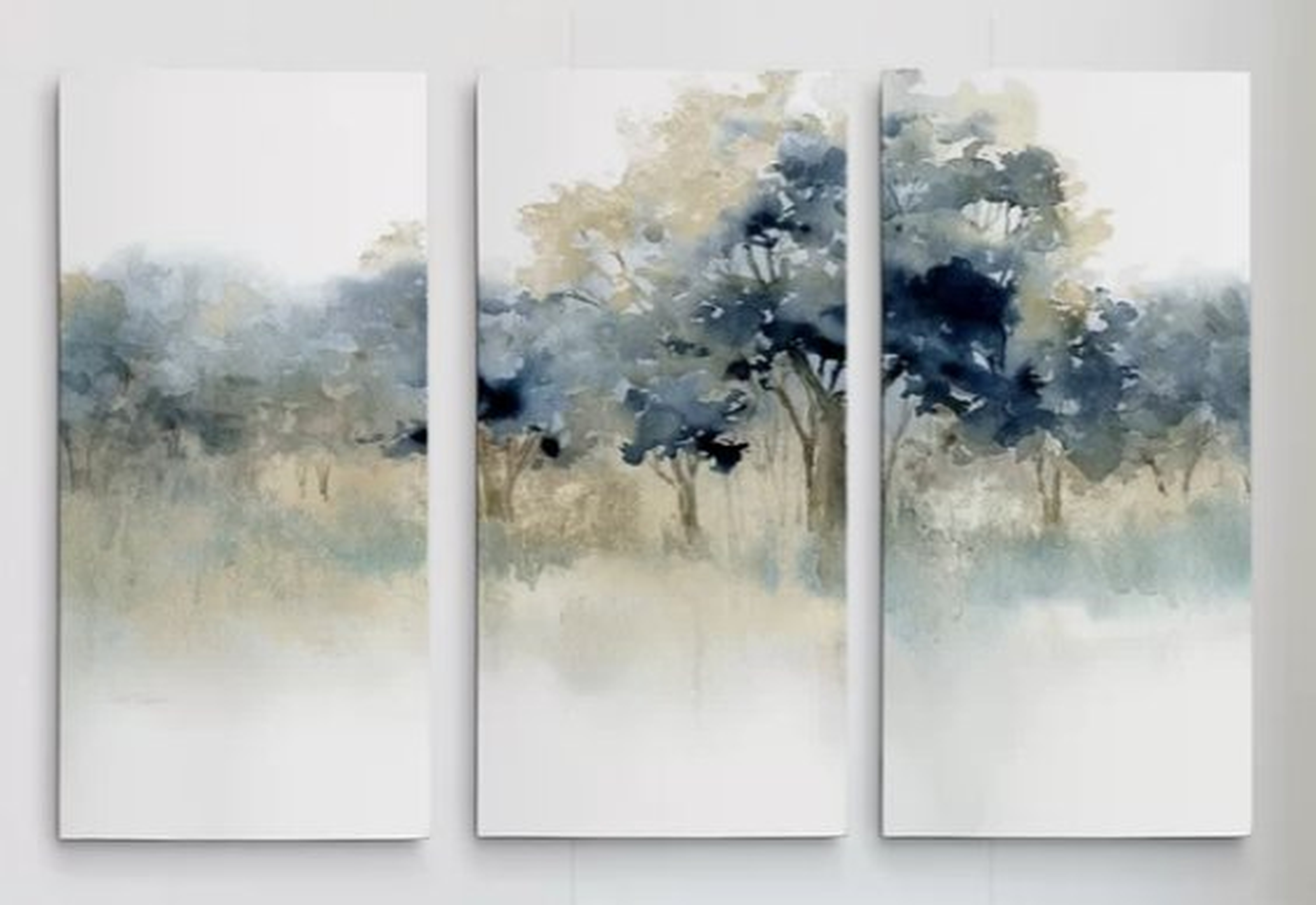 'Waters Edge II' Acrylic Painting Print Multi-Piece Image on Wrapped Canvas - Wayfair