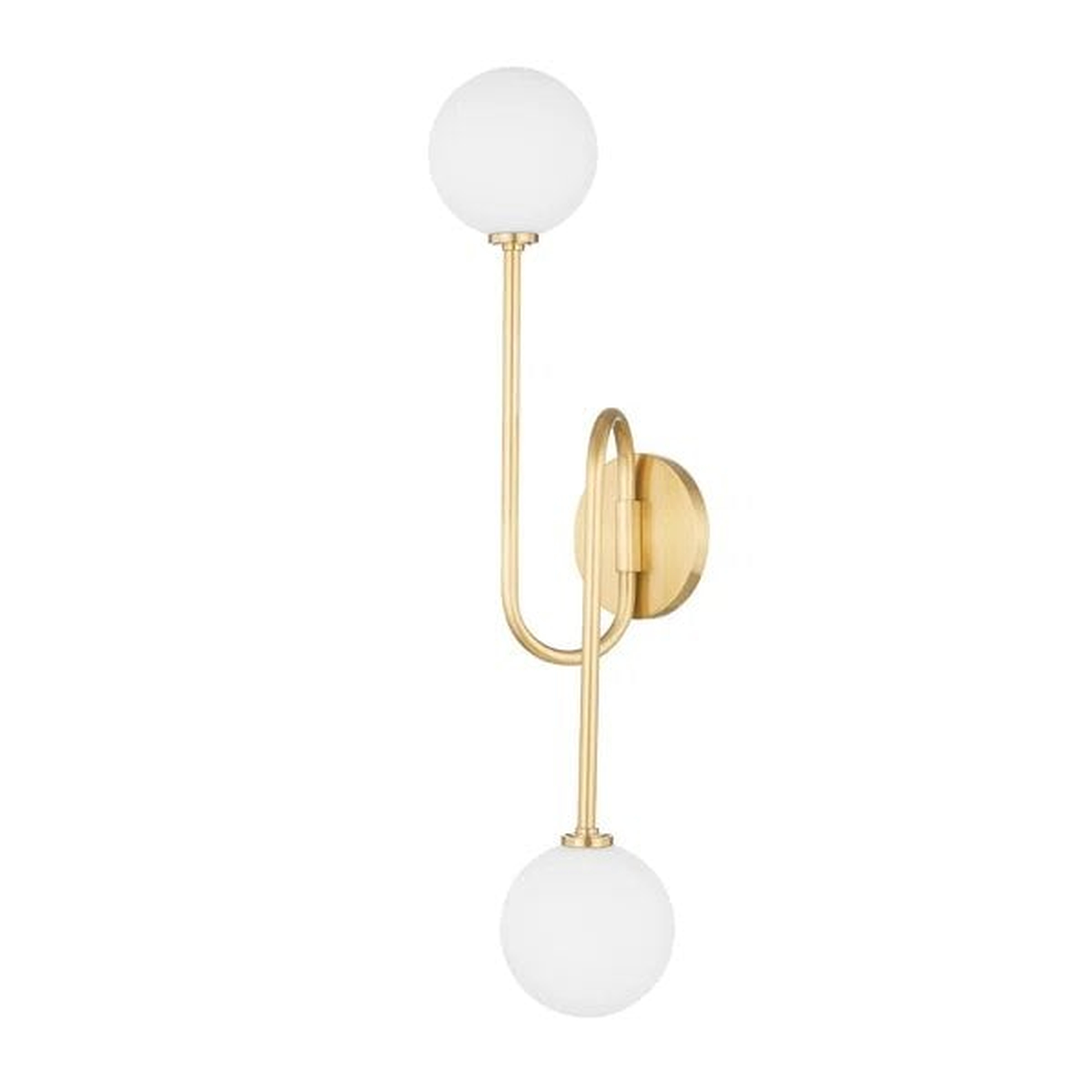 Amber-Lilly 2 Light Sconce - Wayfair