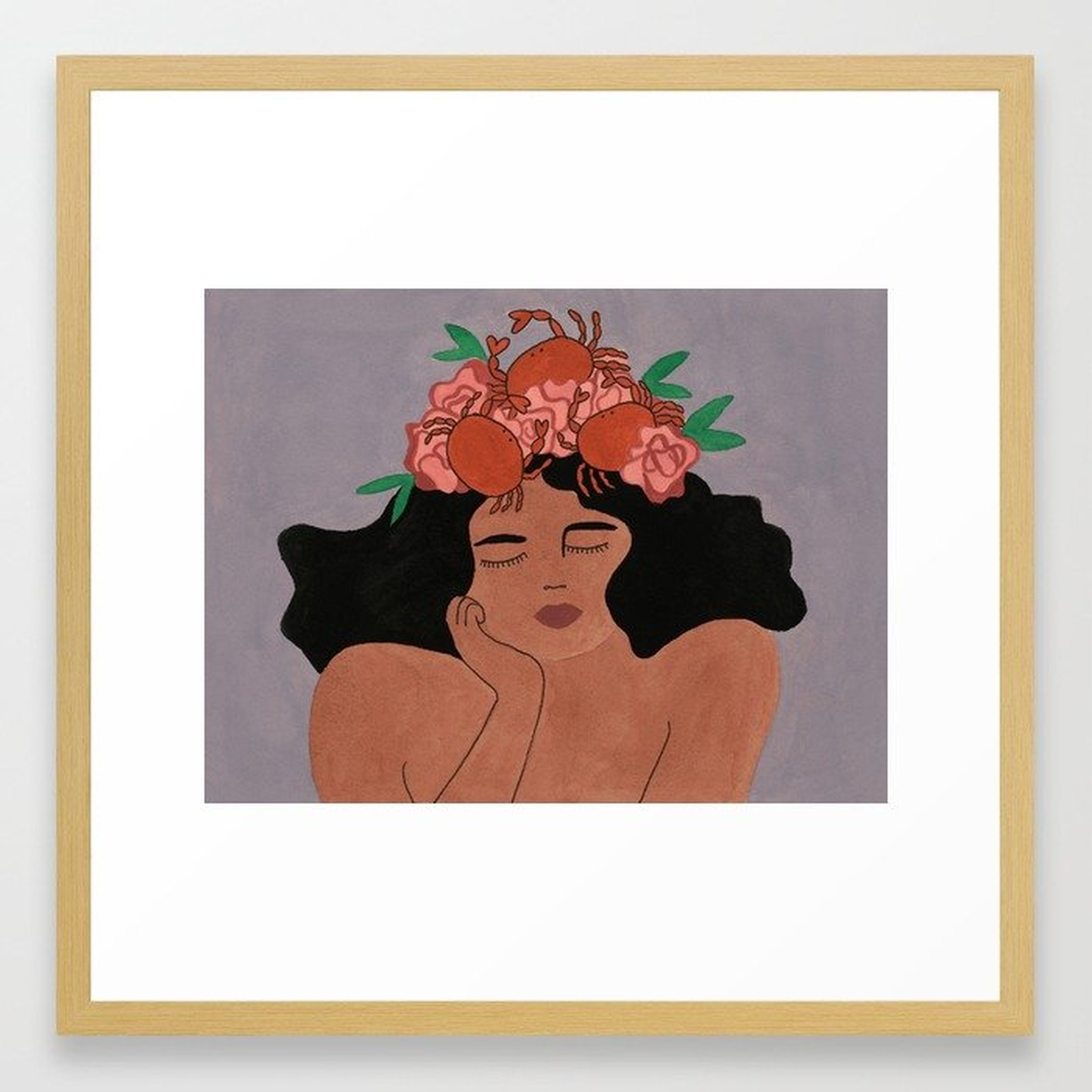 Cancer - For Marie Claire France January 2018 Framed Art Print - Society6