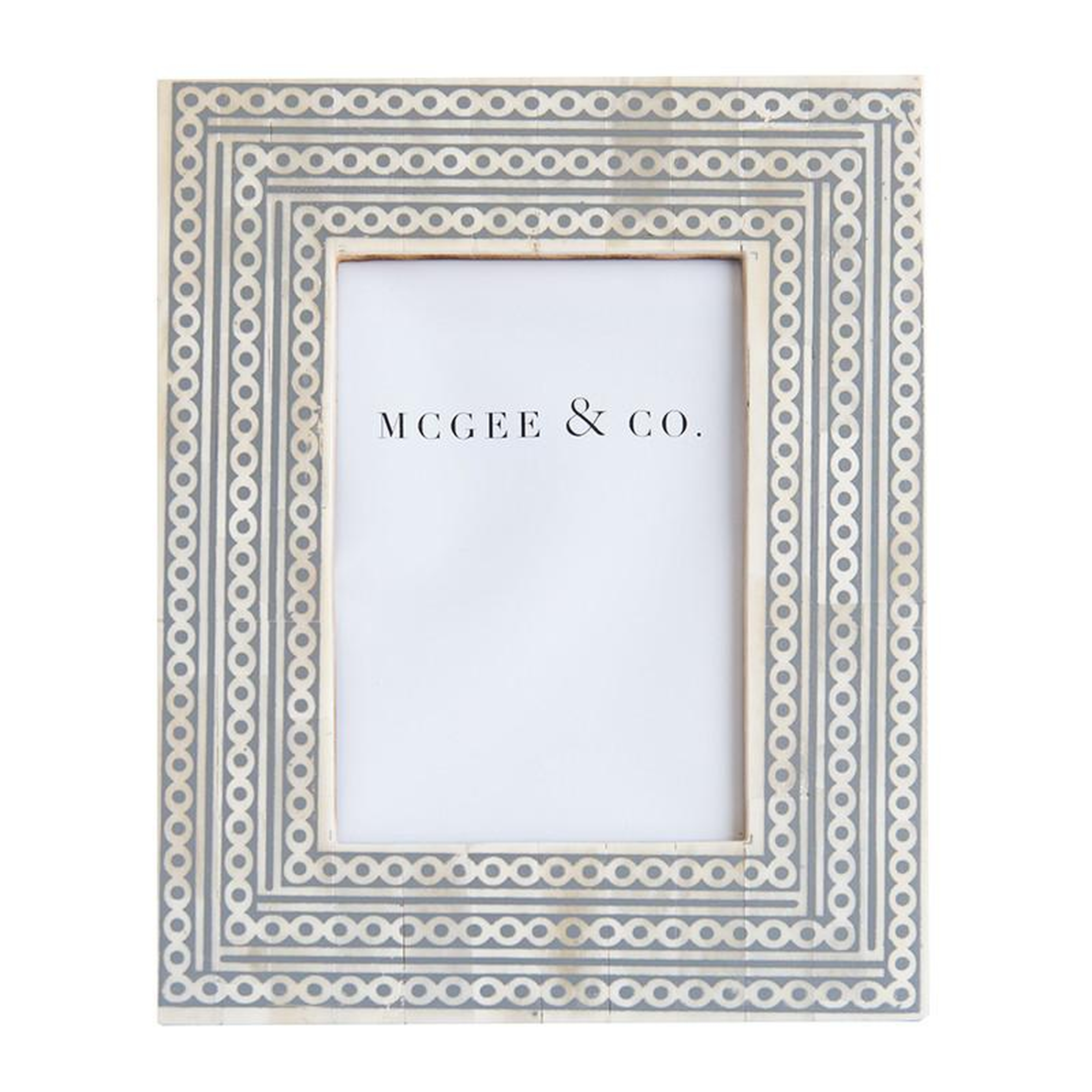 MIDNIGHT PATTERNED FRAME - 5" x 7" - McGee & Co.