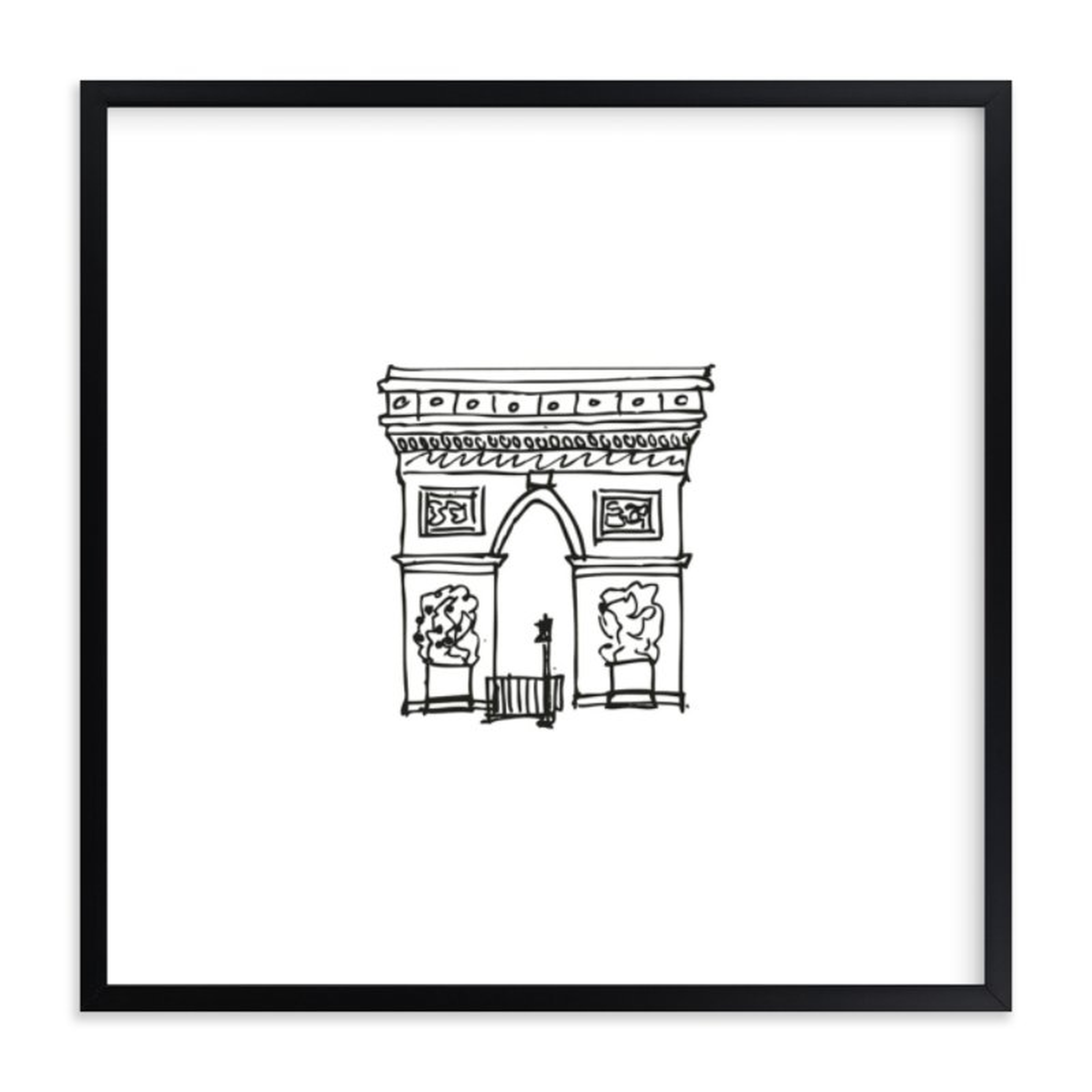 The Arc de Triomphe Paris - Minted