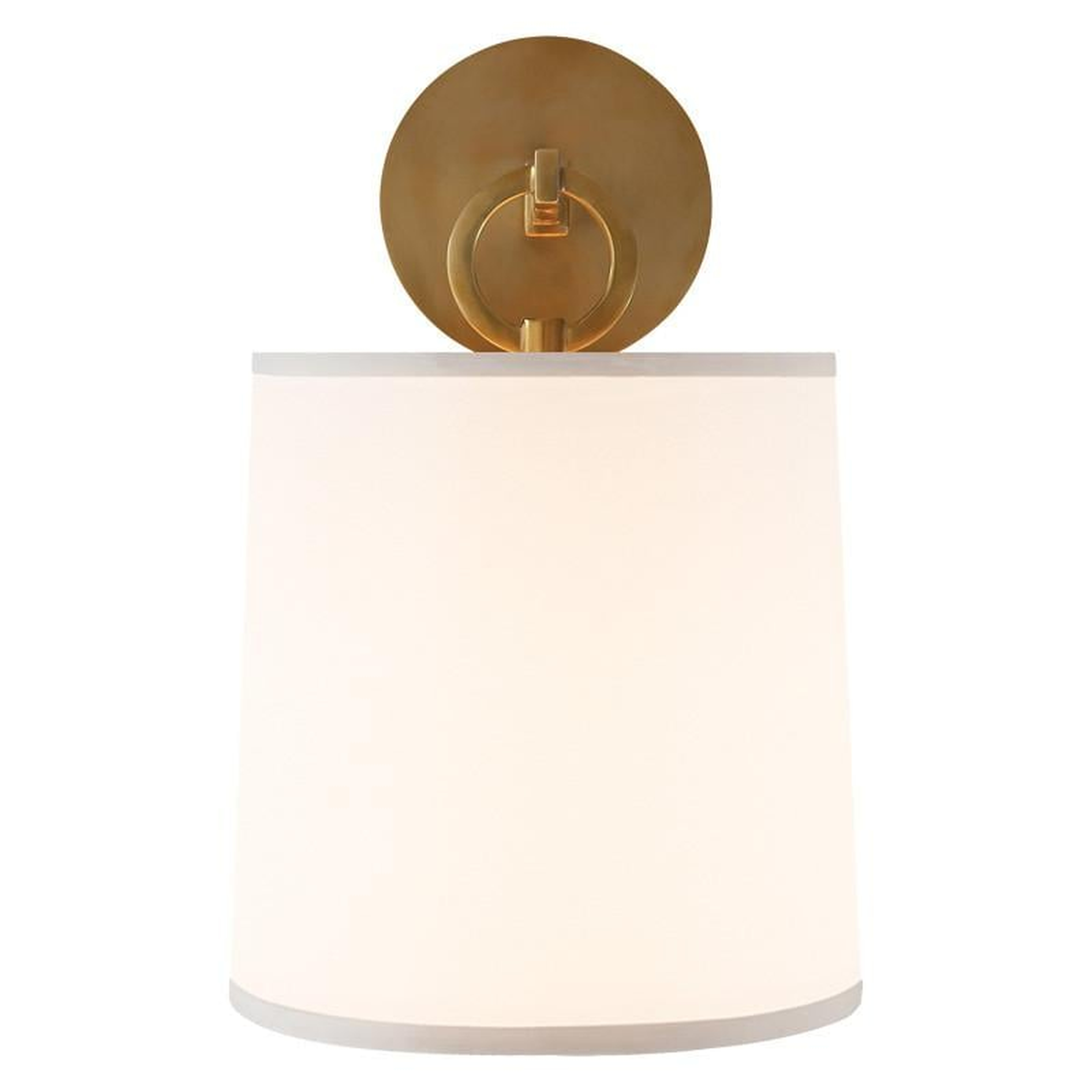 FRENCH CUFF SCONCE - SOFT BRASS - McGee & Co.