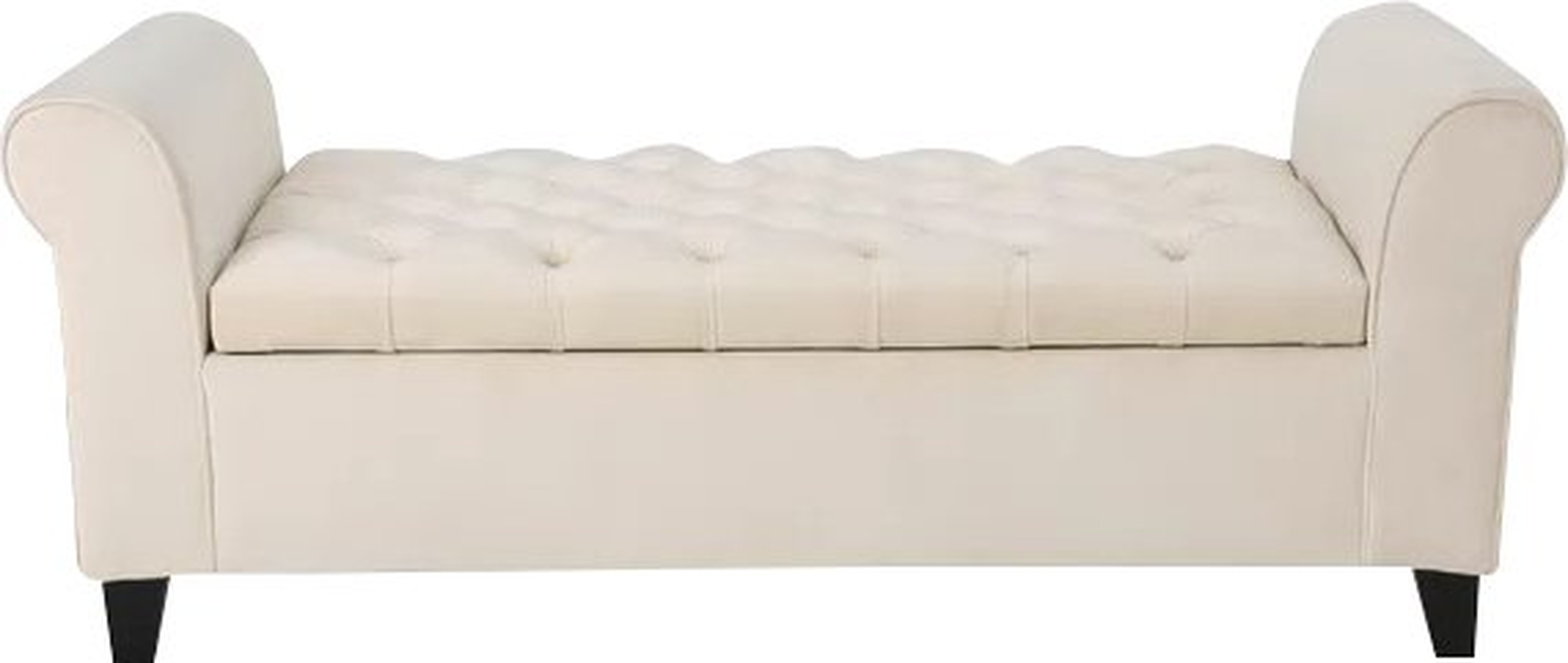 Claxton Upholstered Storage Bench - Wayfair