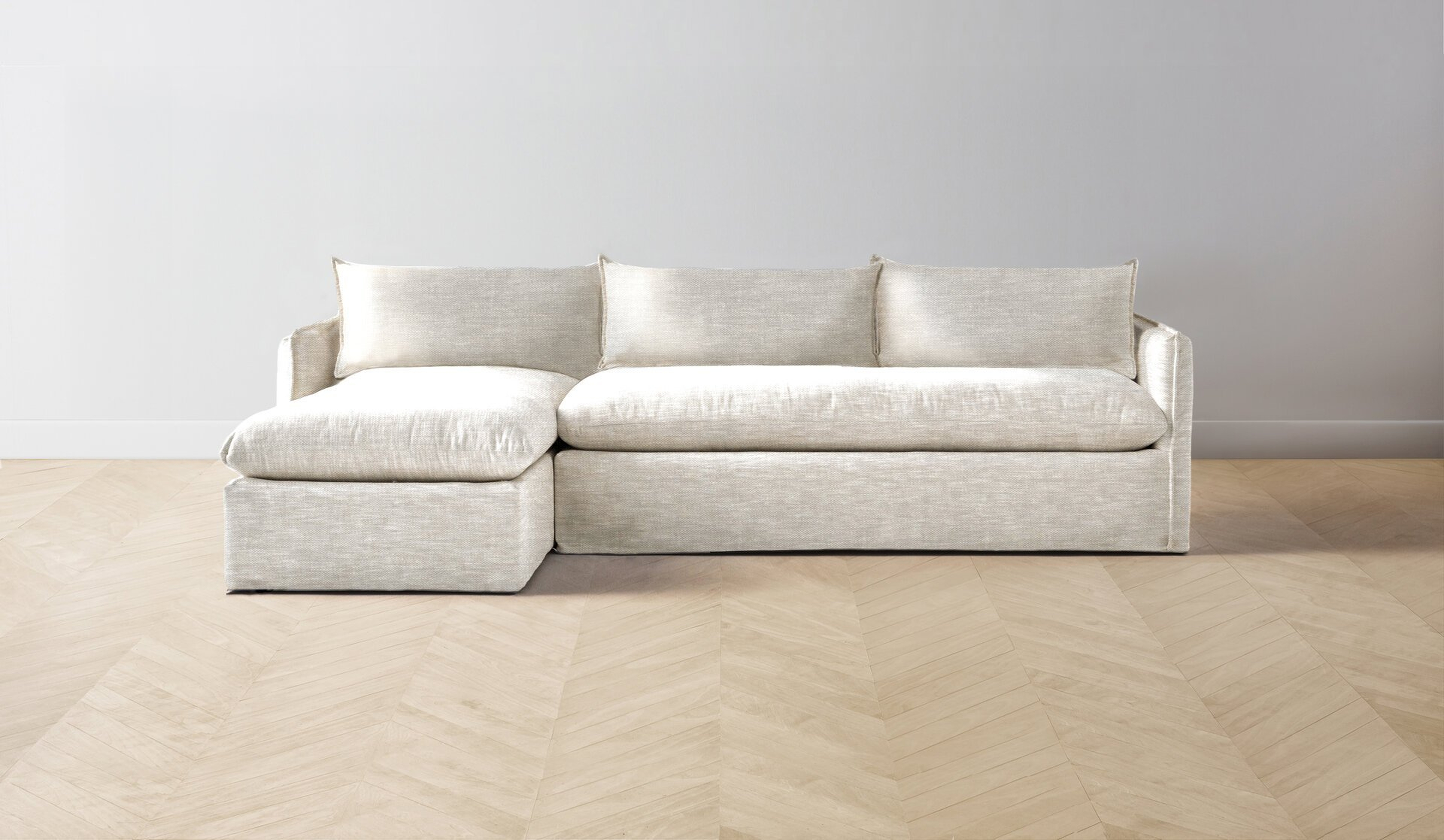 The Dune - Chaise Sectional - Chaise Left: 116" Wide - Maiden Home
