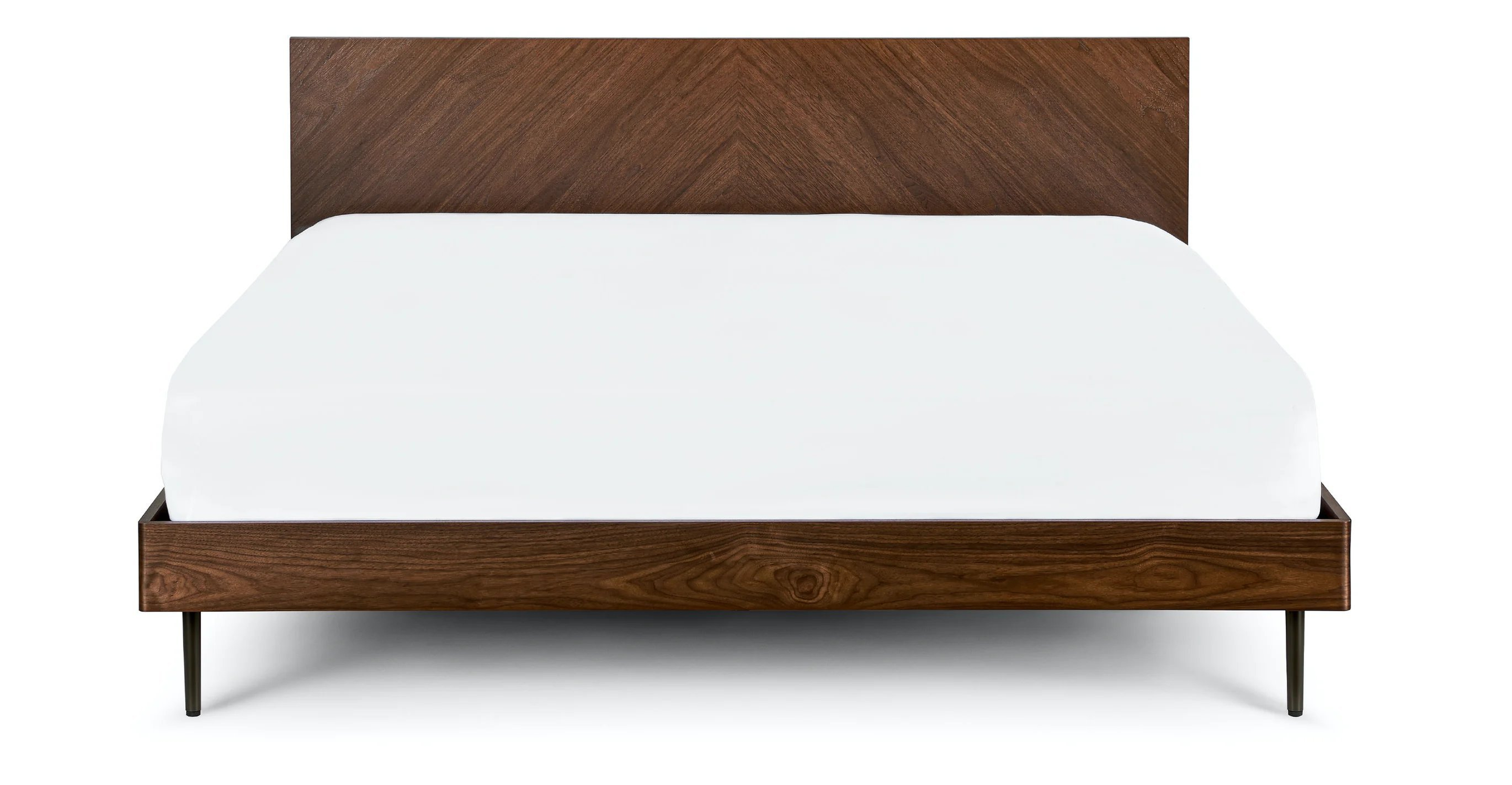 Nera King Bed - Walnut - Article