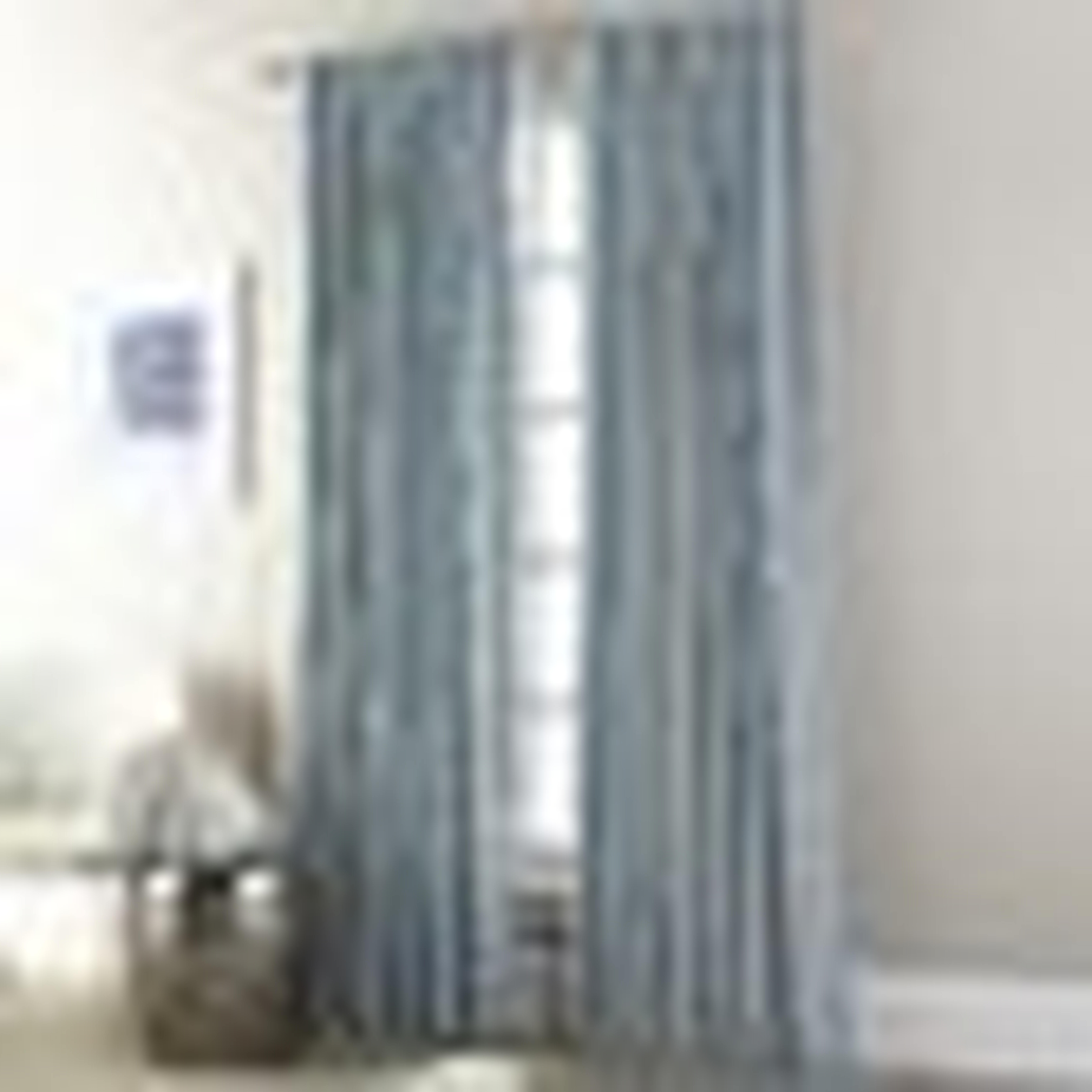 Baldric Solid Room Darkening Grommet Single Curtain Panel in Blue 52"W x 96"L - Wayfair