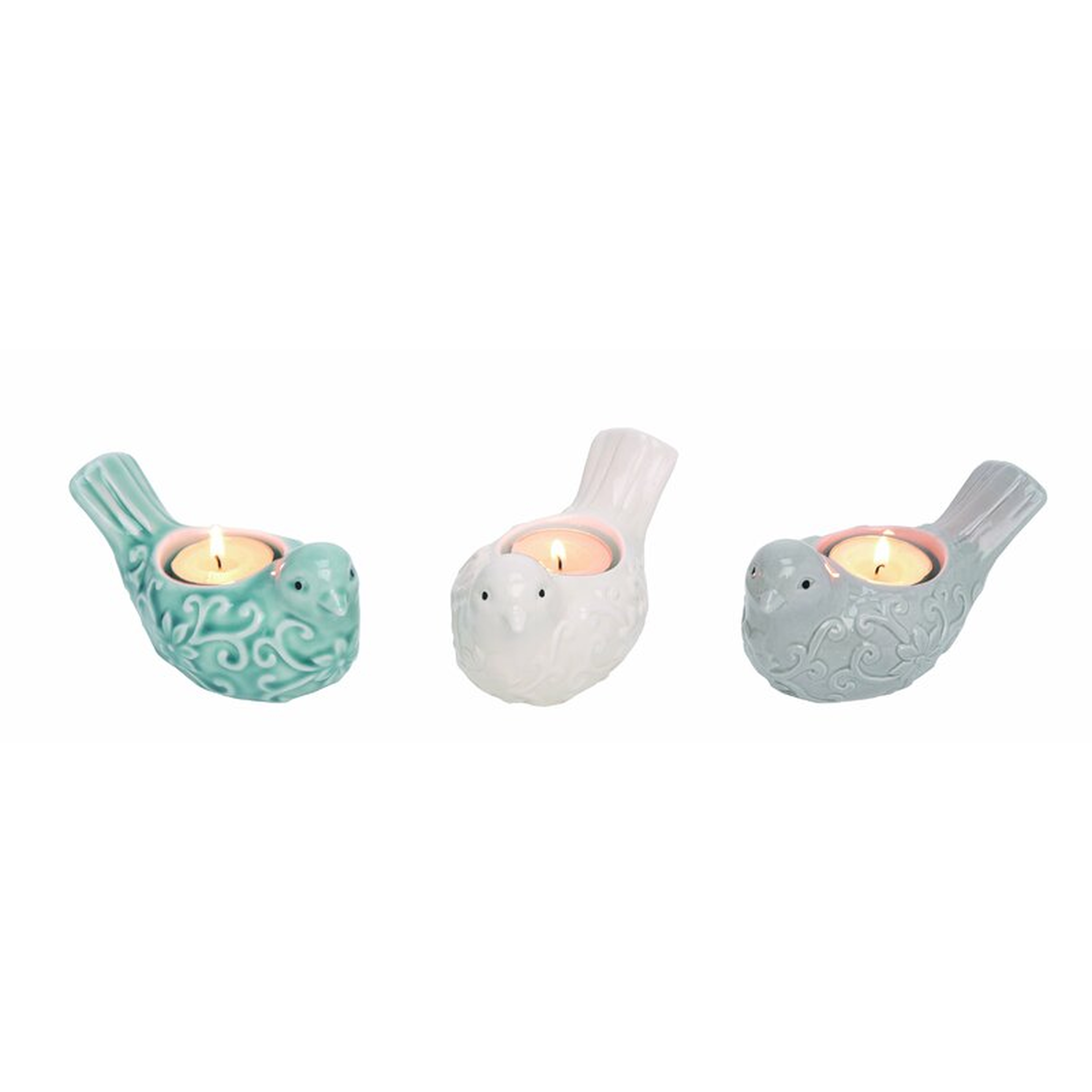 Spring Bird Ceramic Tealight - Wayfair