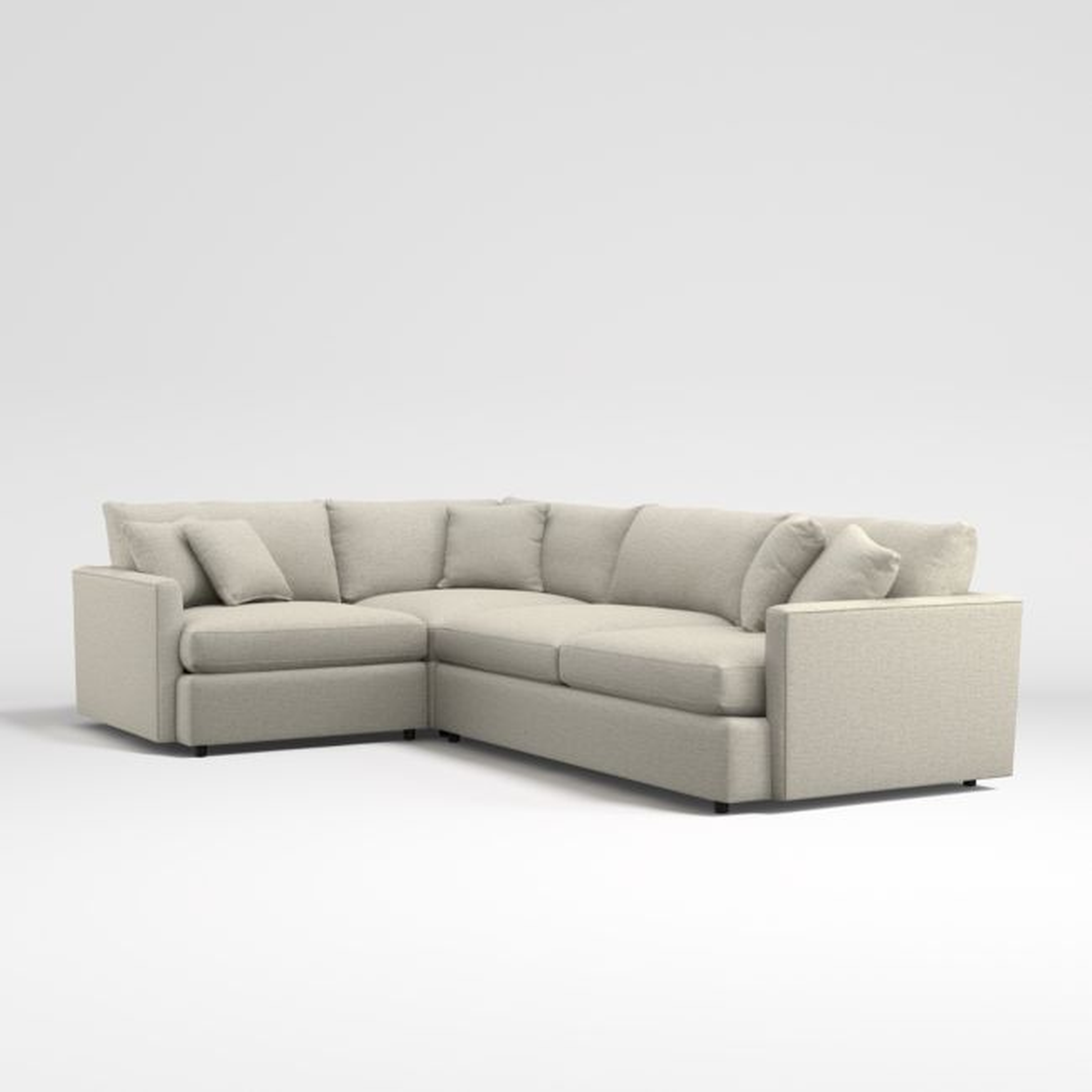 Lounge 3-Piece Sectional - Crate and Barrel