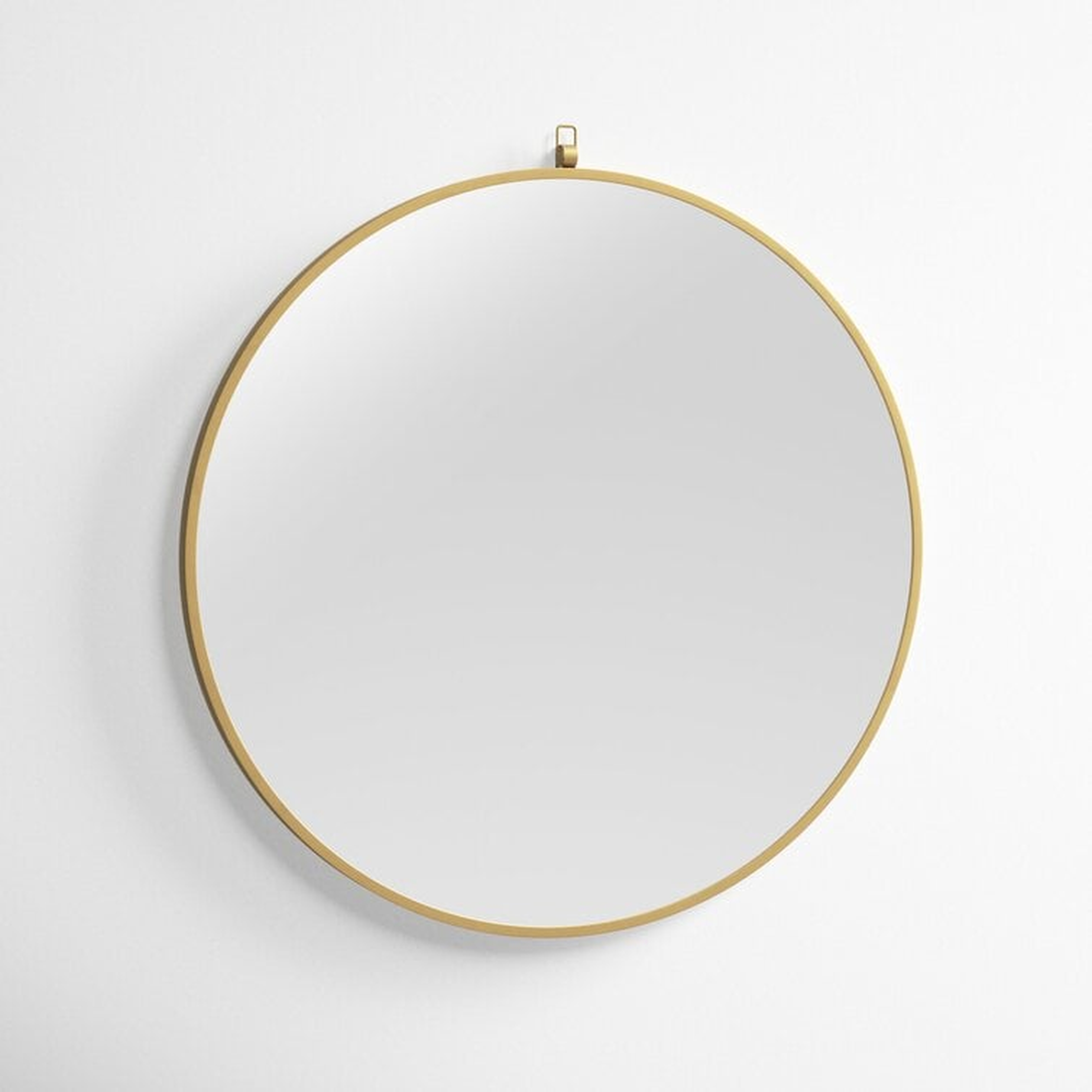 Cassie Round Metal Wall Mirror - Wayfair