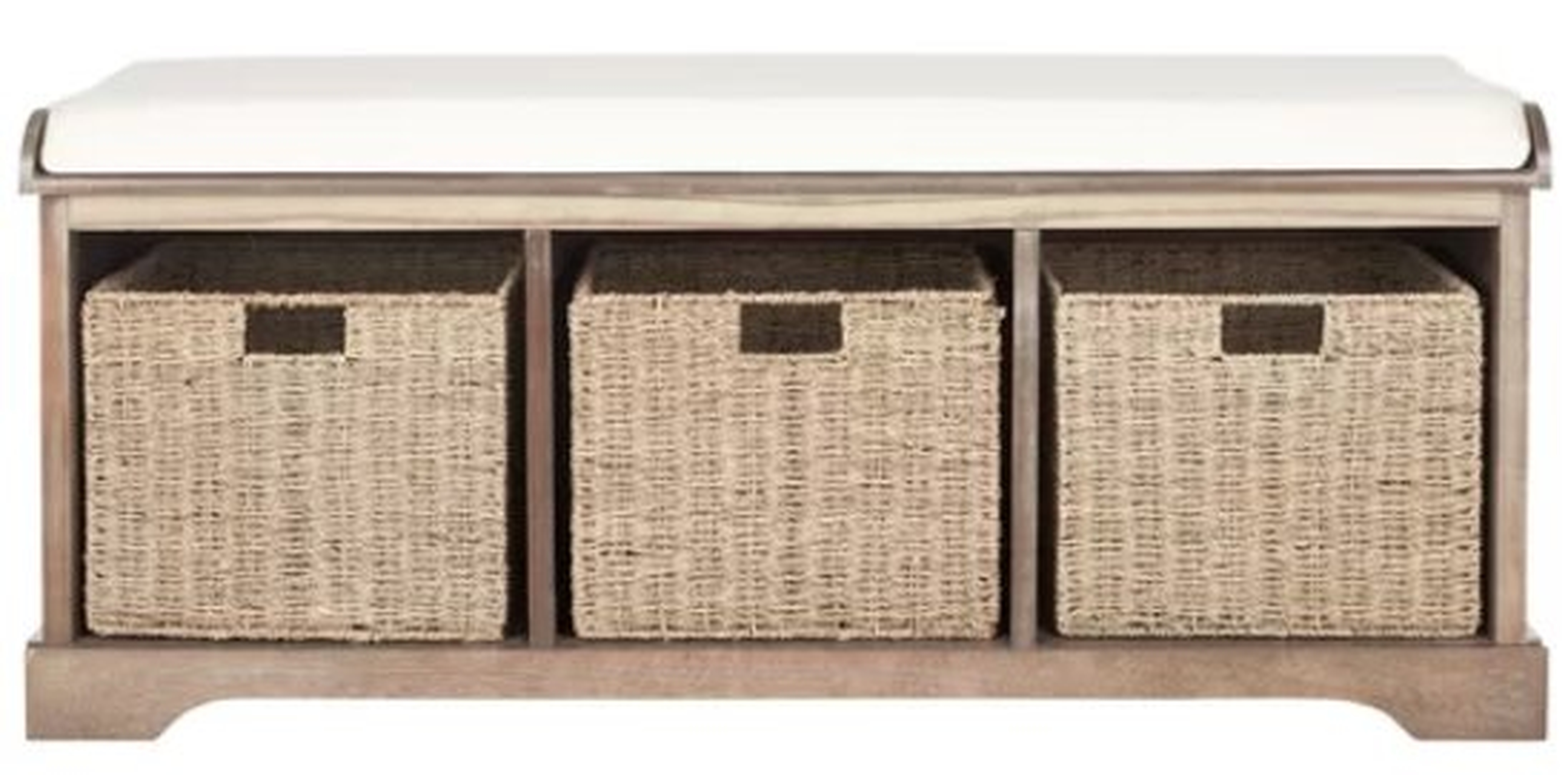 Roselli Upholstered Storage Bench - Wayfair
