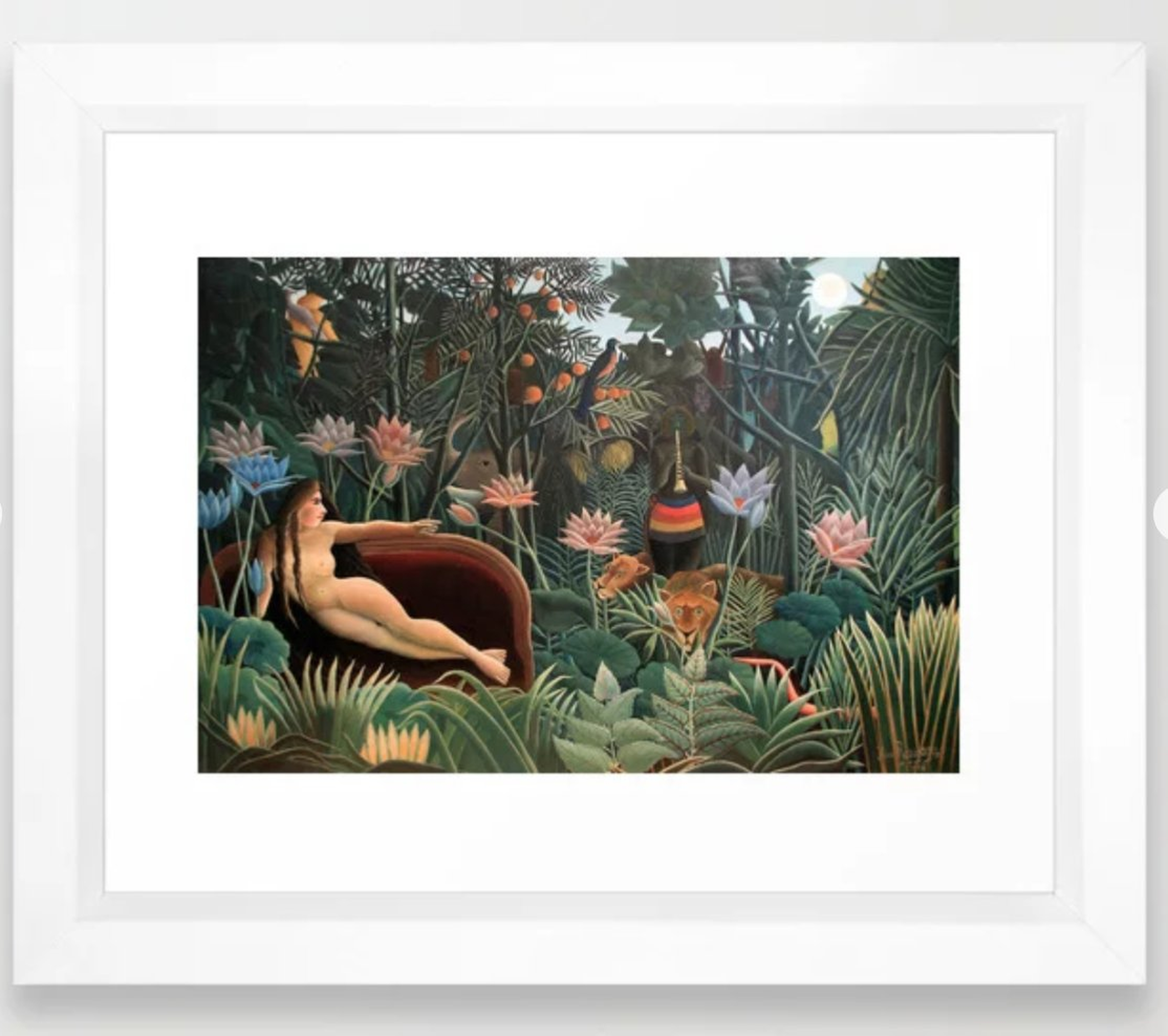 Henri Rousseau The Dream Framed Art Print - Society6