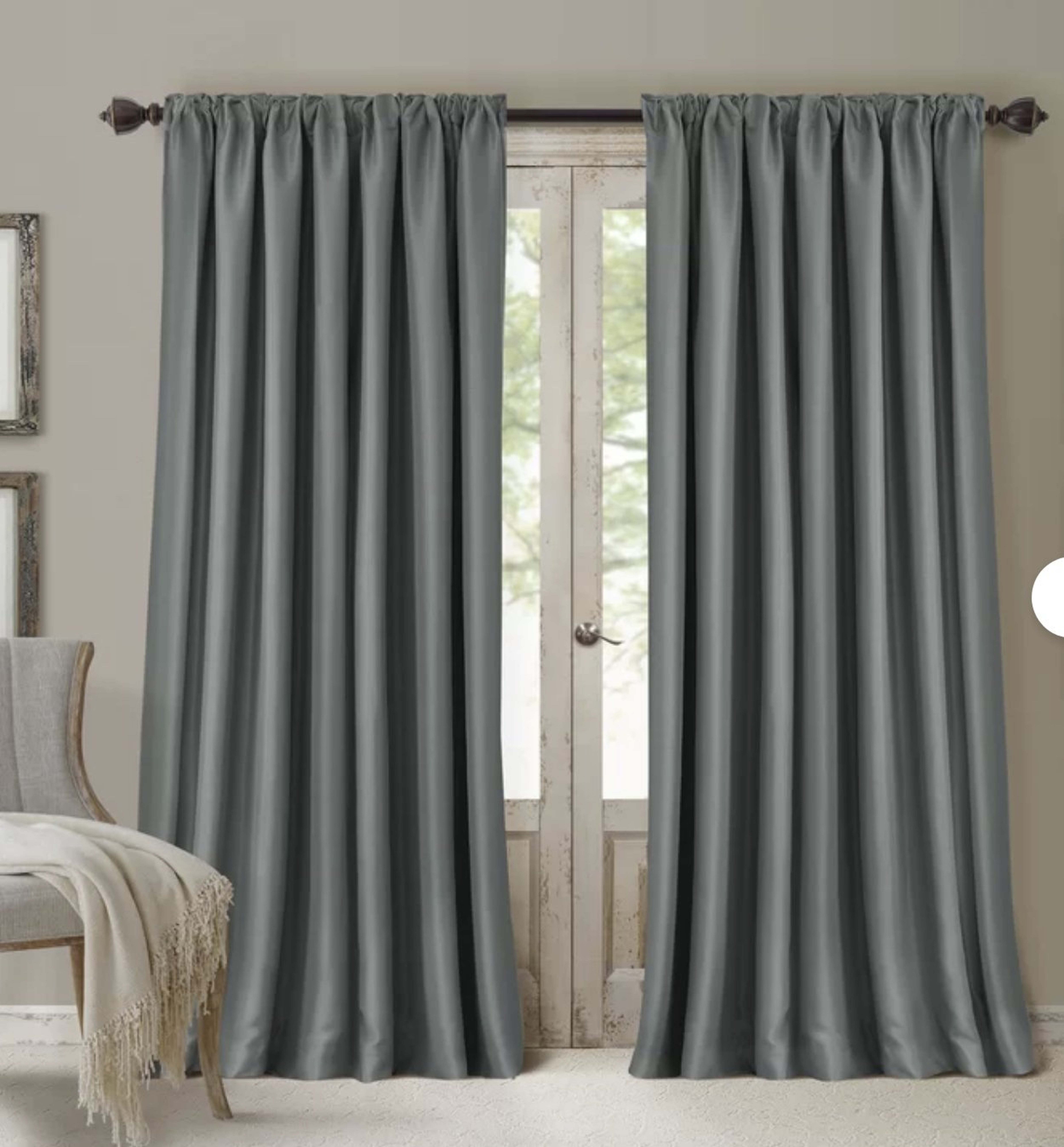 Ardmore Solid Blackout Single Curtain Panel - Wayfair