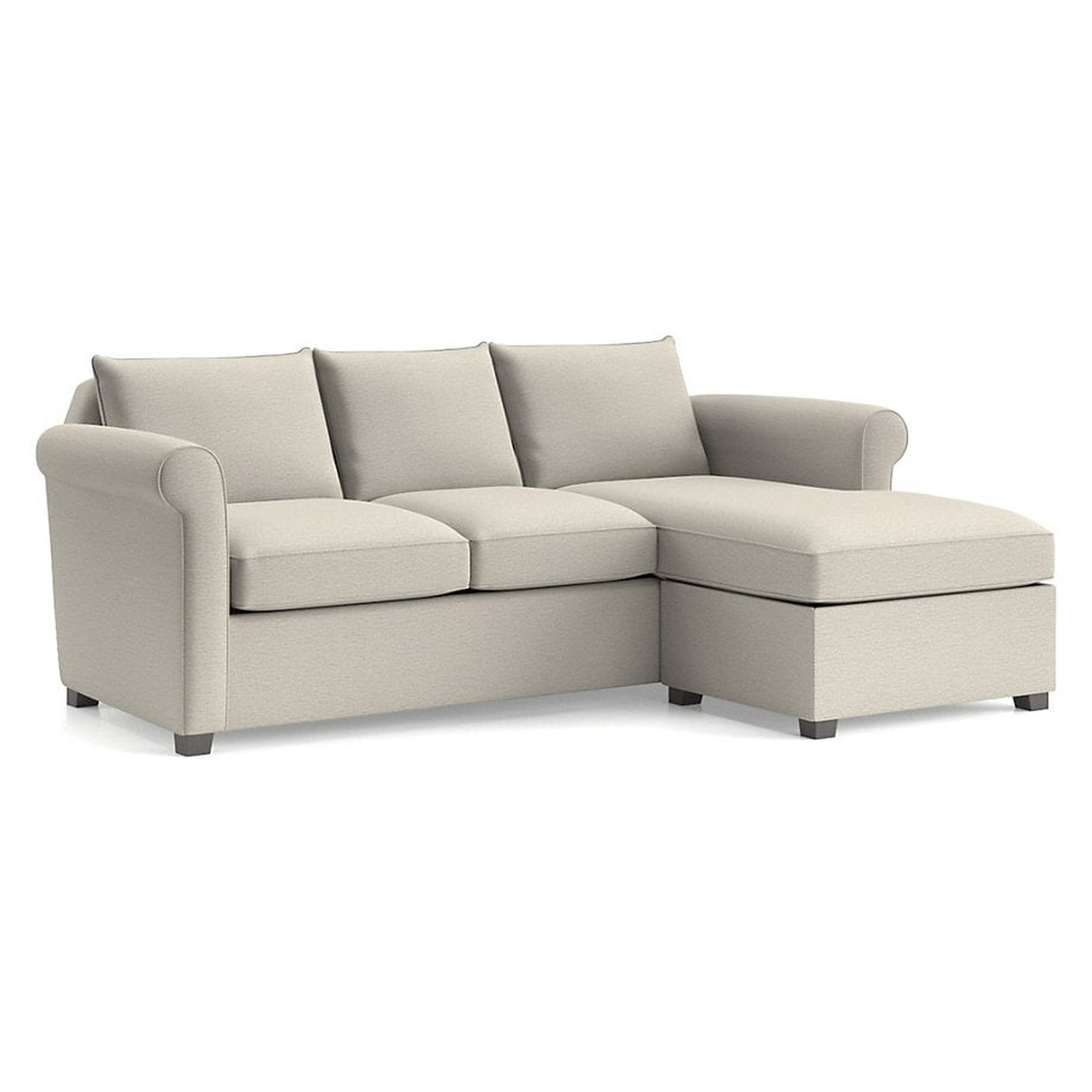 Hayward Rolled Arm Reversible Sectional - Crate and Barrel