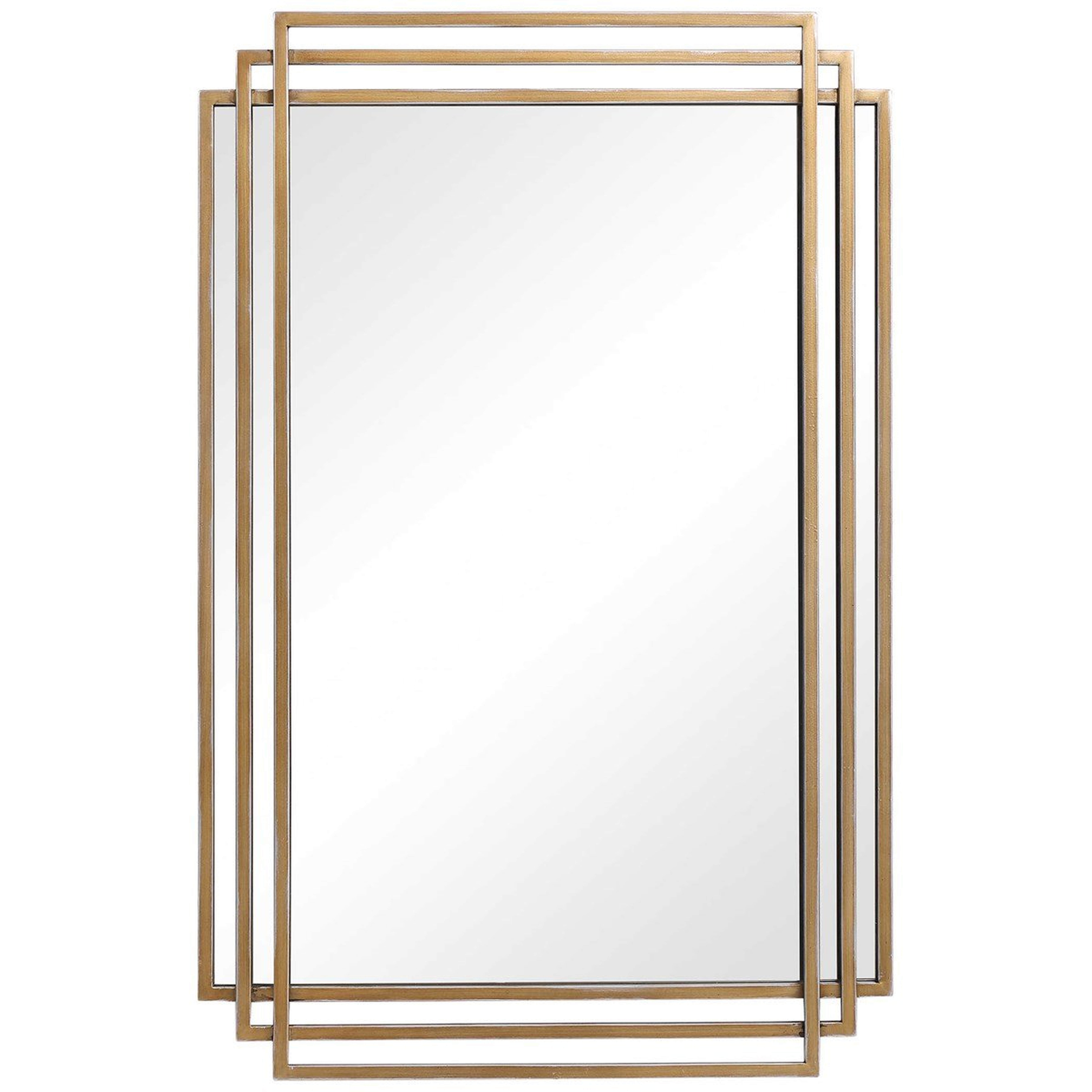 Amherst Mirror, Gold, 24" x 37" - Hudsonhill Foundry